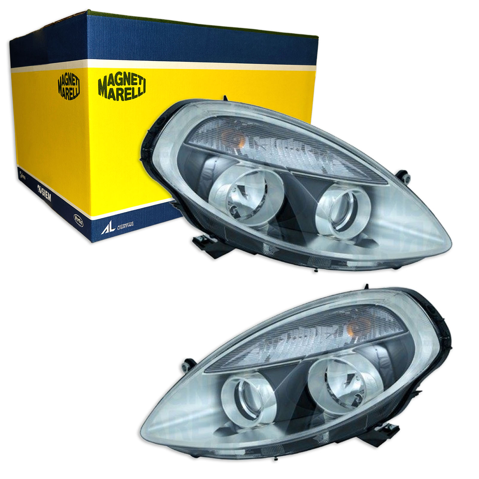 Magneti Marelli Hauptscheinwerfer H1 links + rechts passend für Lancia M...