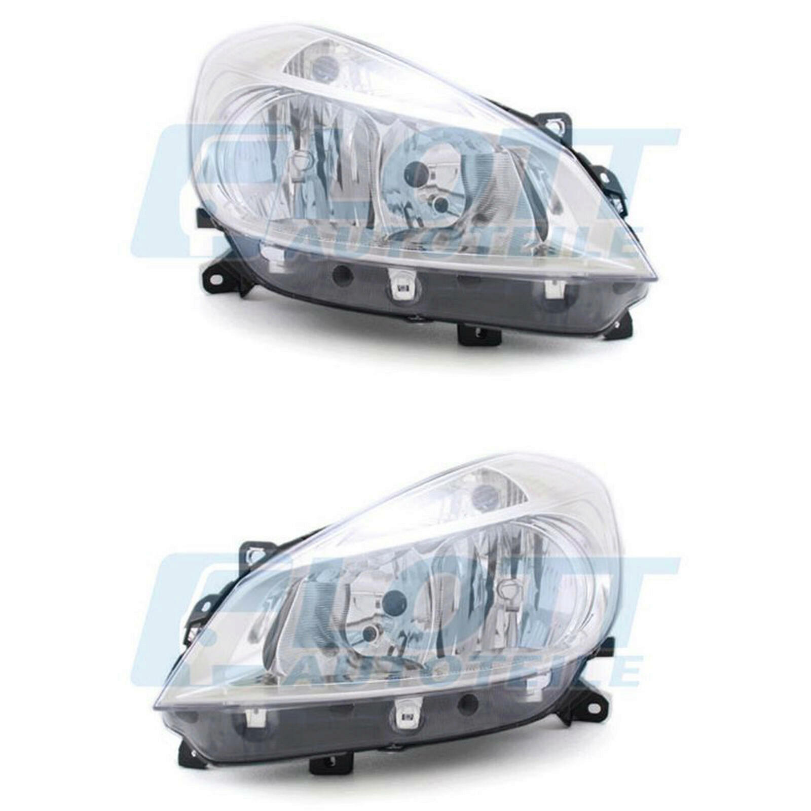 Hauptscheinwerfer H4 links + rechts passend für Renault Clio 3 bis BJ 12/2012