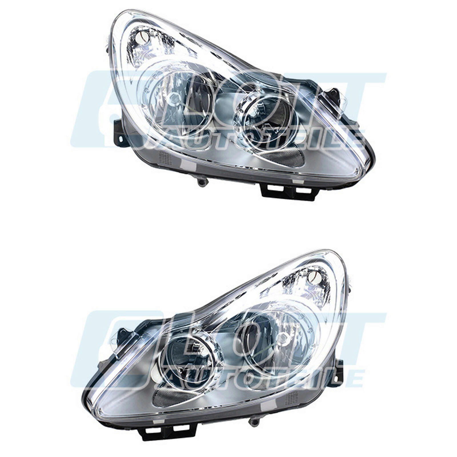 Hauptscheinwerfer H7 H1 links + rechts passend für Opel Corsa D bis BJ 12/2010