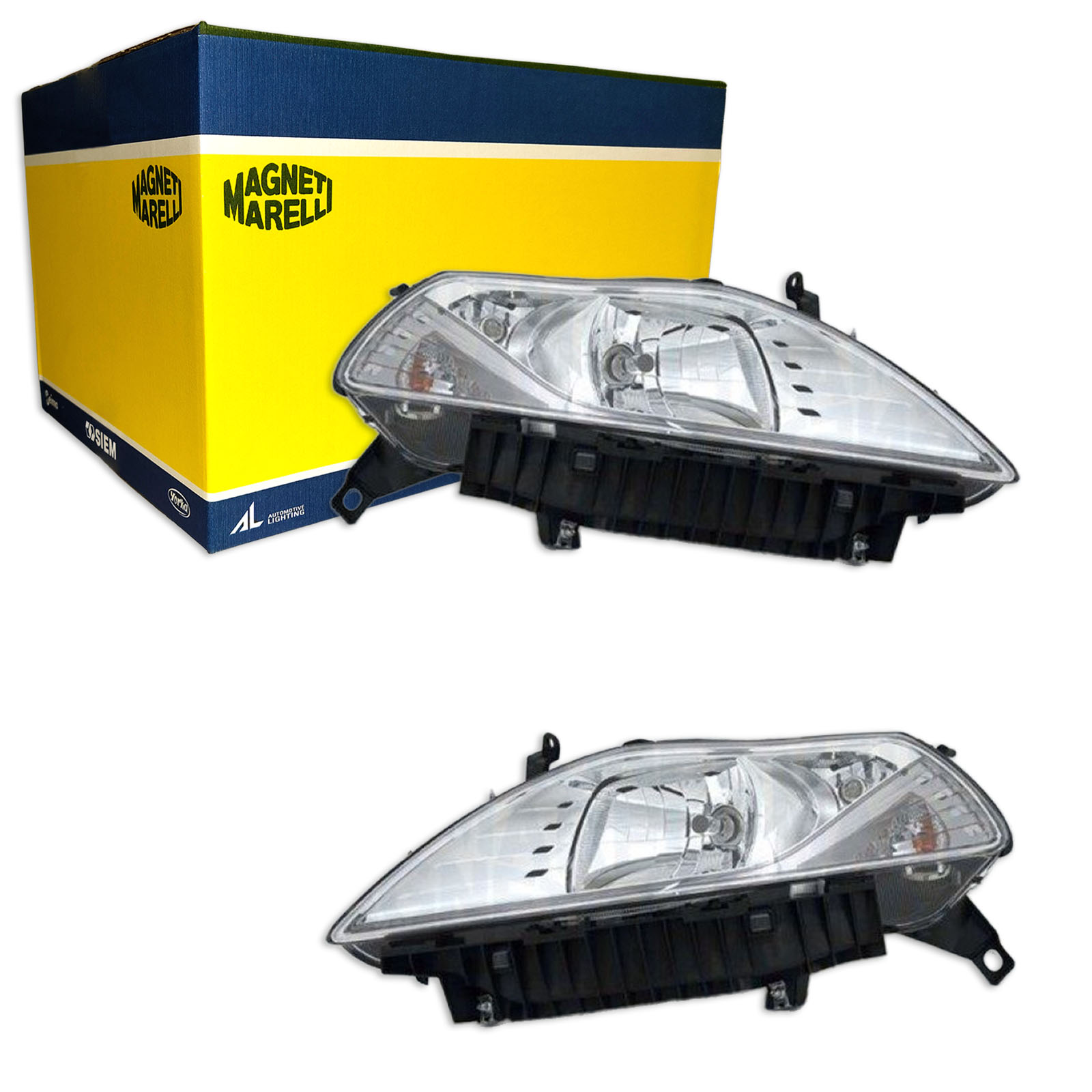 Magneti Marelli Hauptscheinwerfer H4 links + rechts passend für Lancia Y...