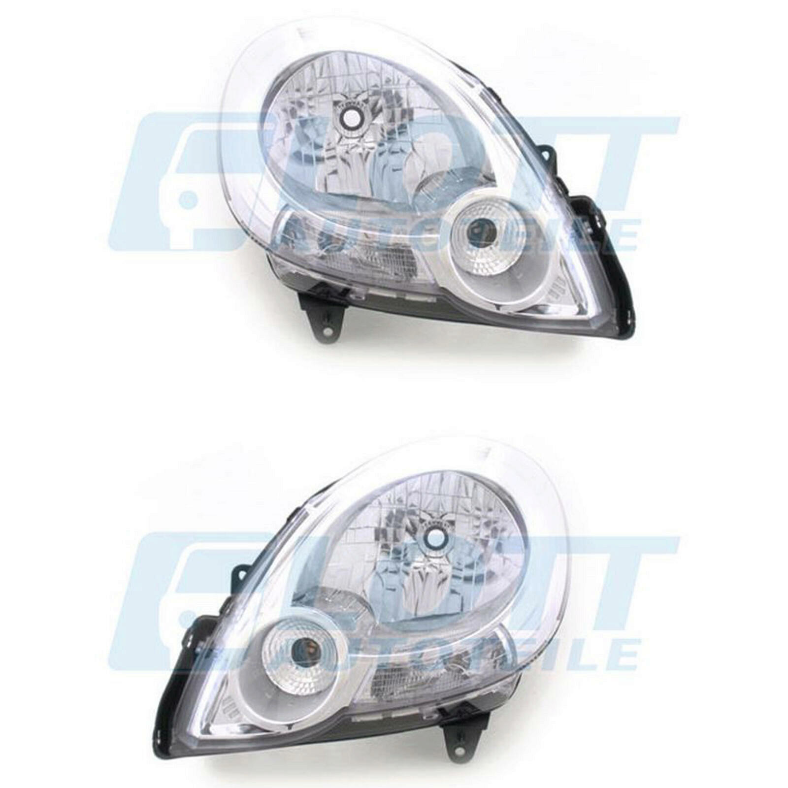 Hauptscheinwerfer H4 links + rechts passend für Renault Kangoo bis BJ 12...