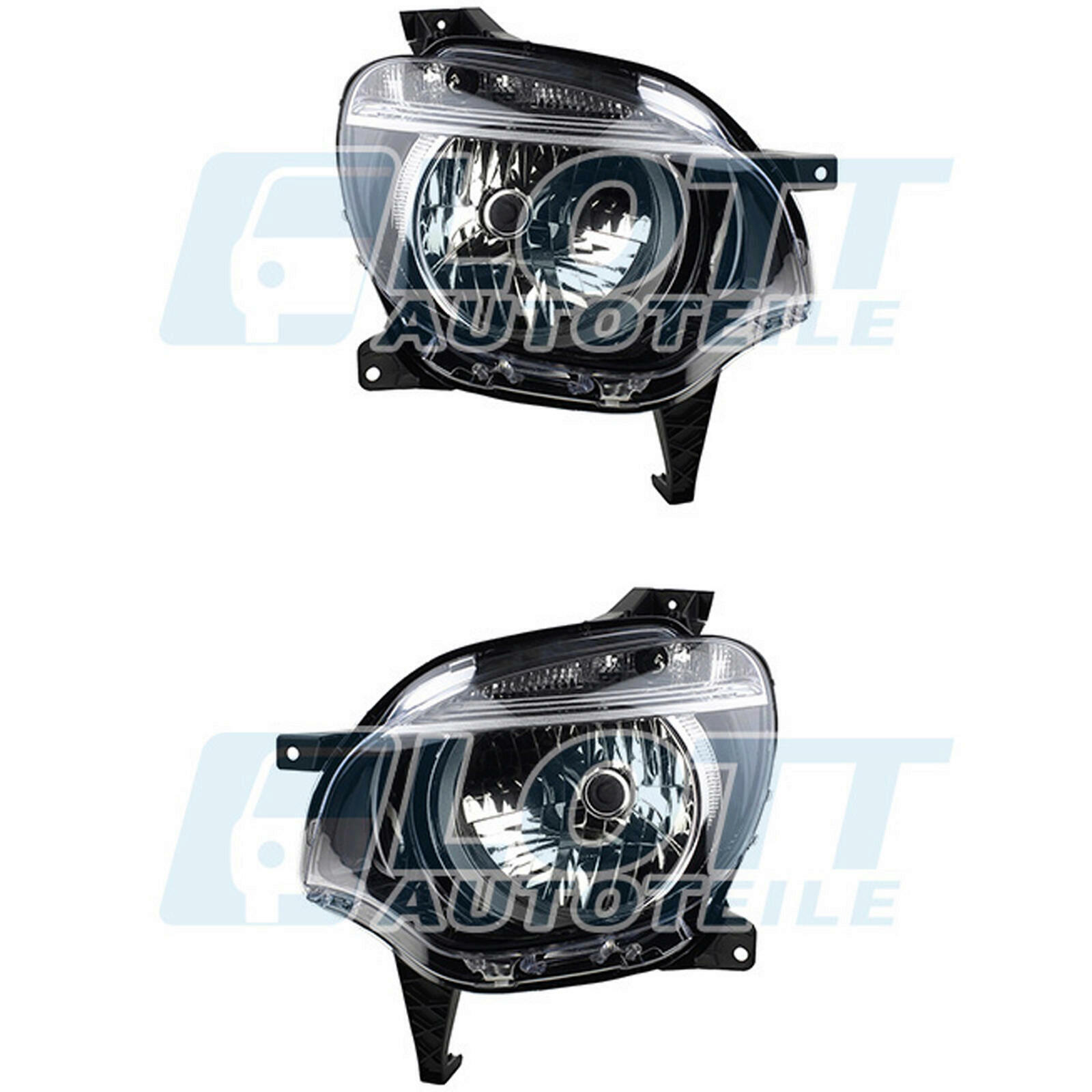 Hauptscheinwerfer H4 links + rechts passend f&uuml;r Renault Twingo 3 1.0...