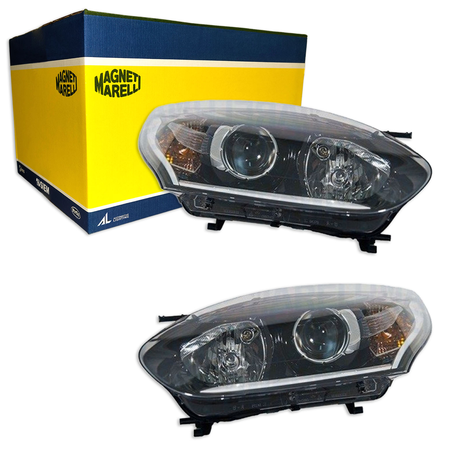 Magneti Marelli Hauptscheinwerfer H7 links + rechts passend für Renault Megane 3