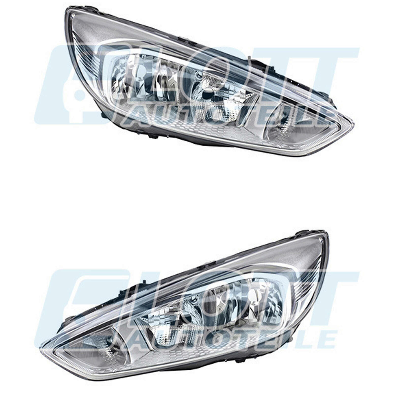 Hauptscheinwerfer H15 H7 links + rechts passend für Ford Focus 3 bis BJ ...