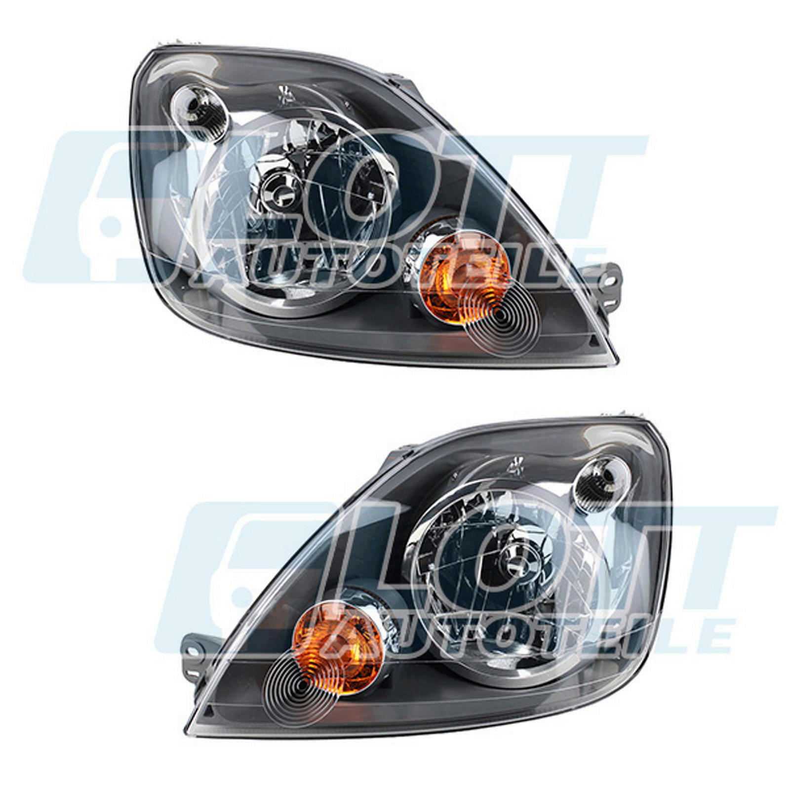 2x Hauptscheinwerfer links & rechts passend für u.a. FORD FIESTA 5 J...