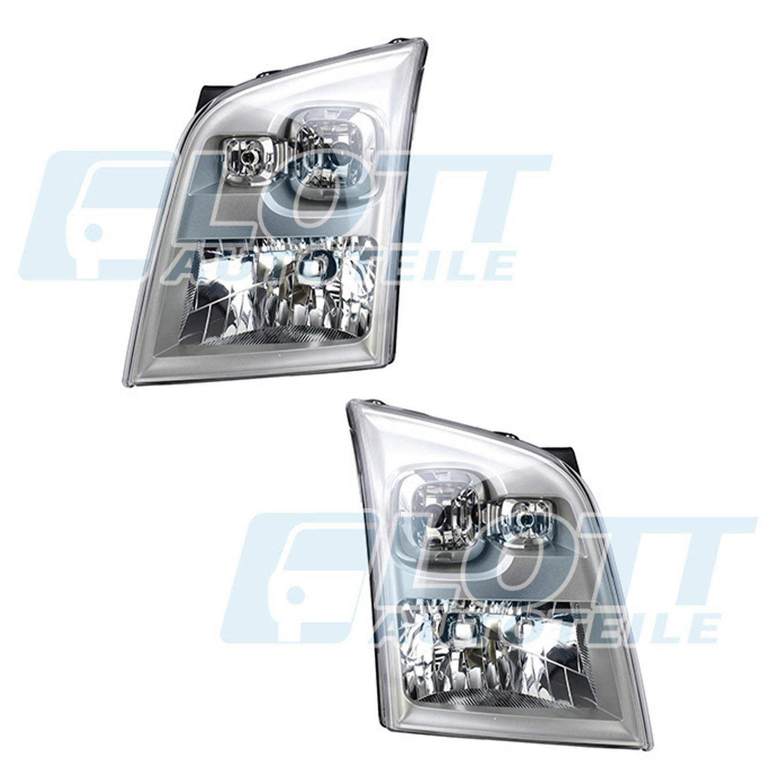 Hauptscheinwerfer H4 links + rechts passend für Ford Transit Kasten 2.2 ...