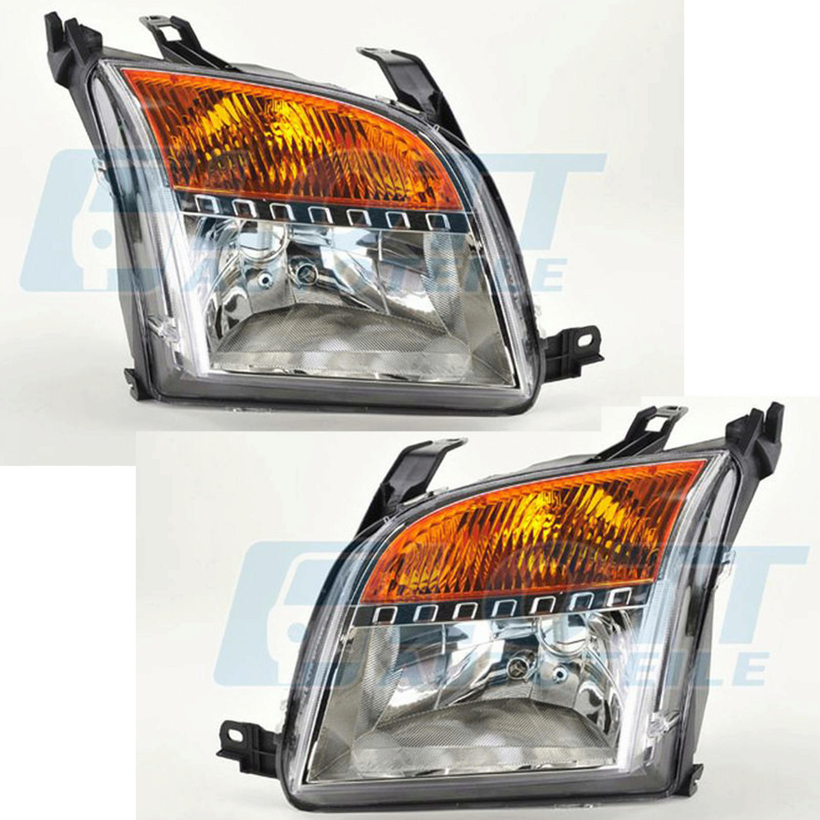 Hauptscheinwerfer H4 links + rechts passend für Ford Fusion 1.4 ab BJ 10...