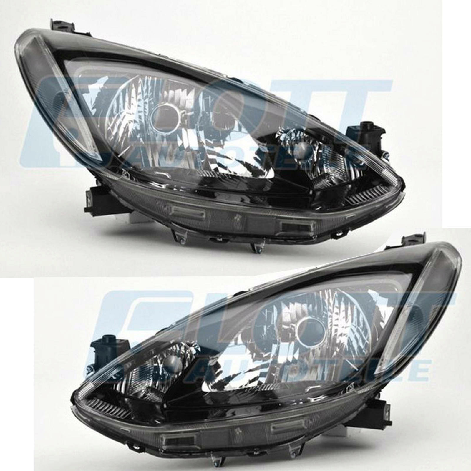 2x Hauptscheinwerfer links & rechts u.a. passend für MAZDA 2 DE_ DH_ 1.3 1.6