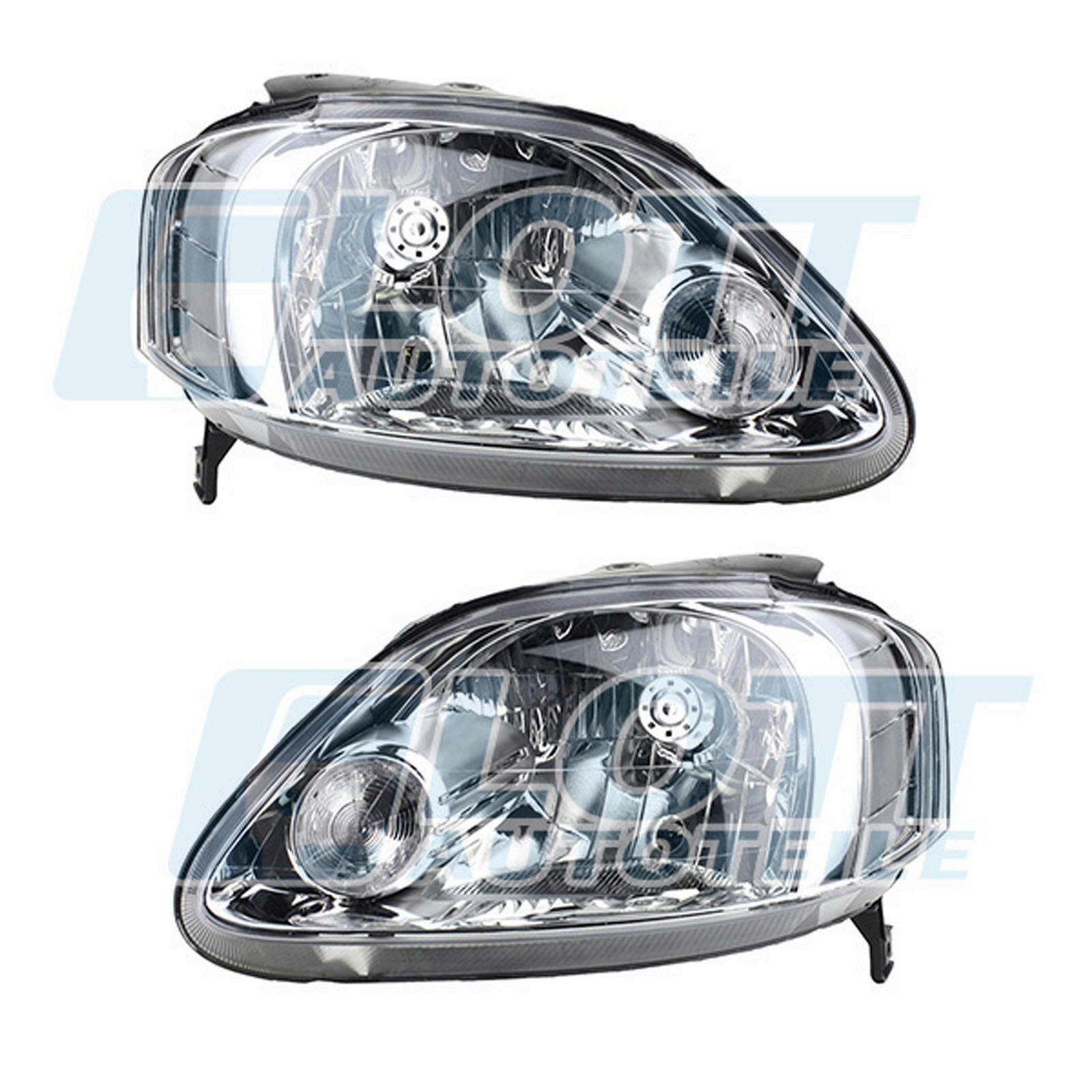 2x Hauptscheinwerfer links & rechts passend für VW FOX Schrägheck 5Z1 5Z3 5Z4