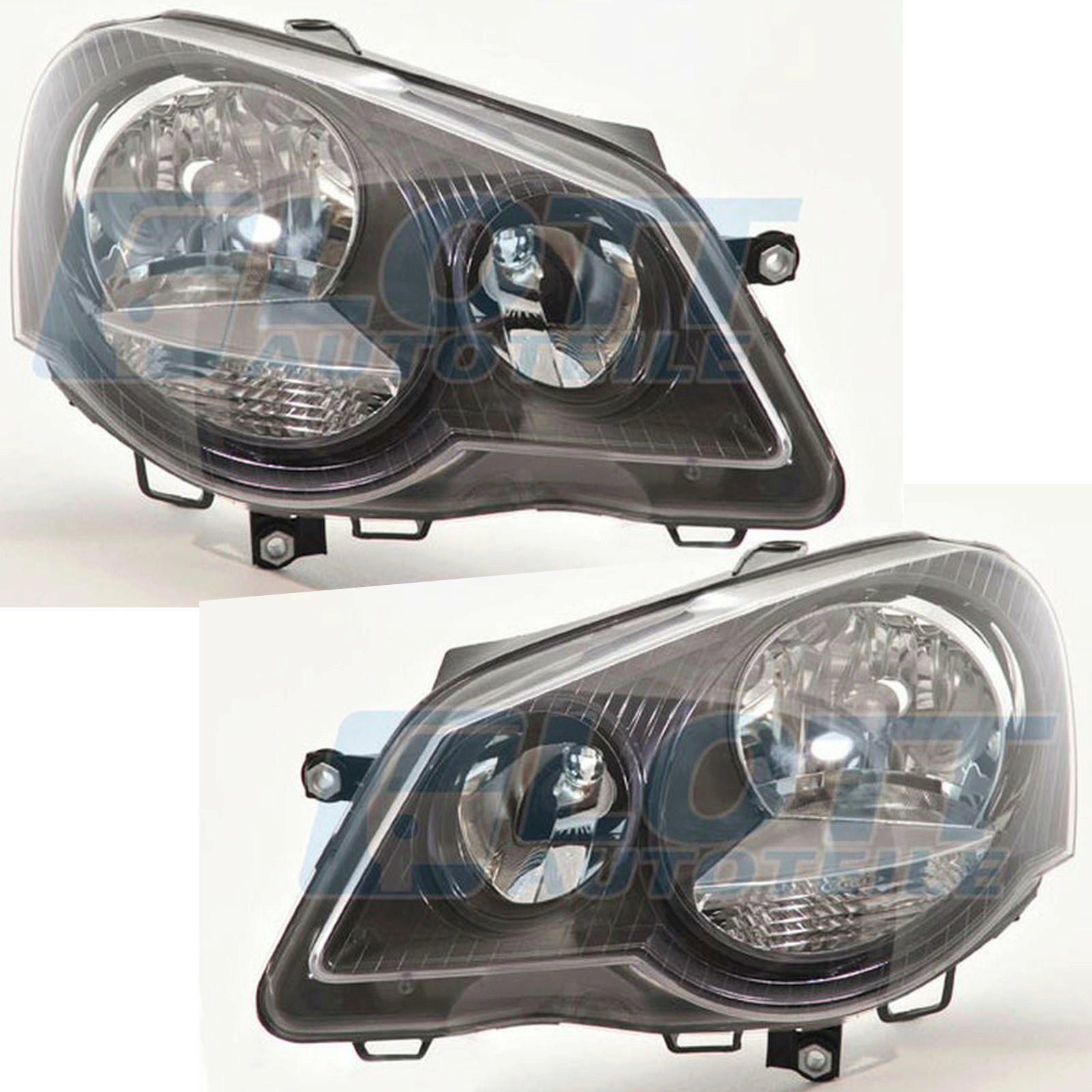 Hauptscheinwerfer H7 H1 links + rechts passend für VW Polo 4 bis BJ 05/2...