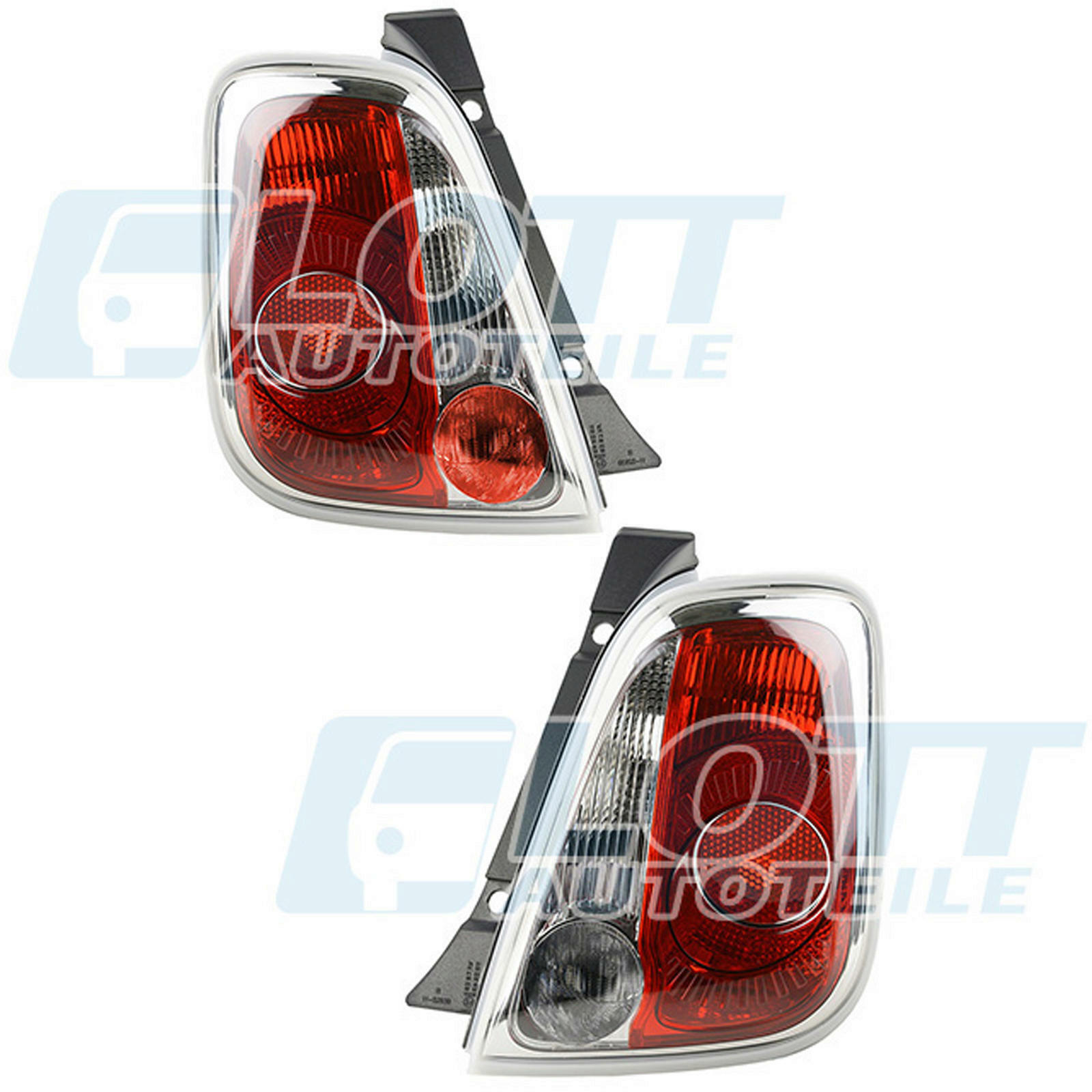 2x Heckleuchte links + rechts passend für Fiat 500 500c 595c BJ bis 12/2014