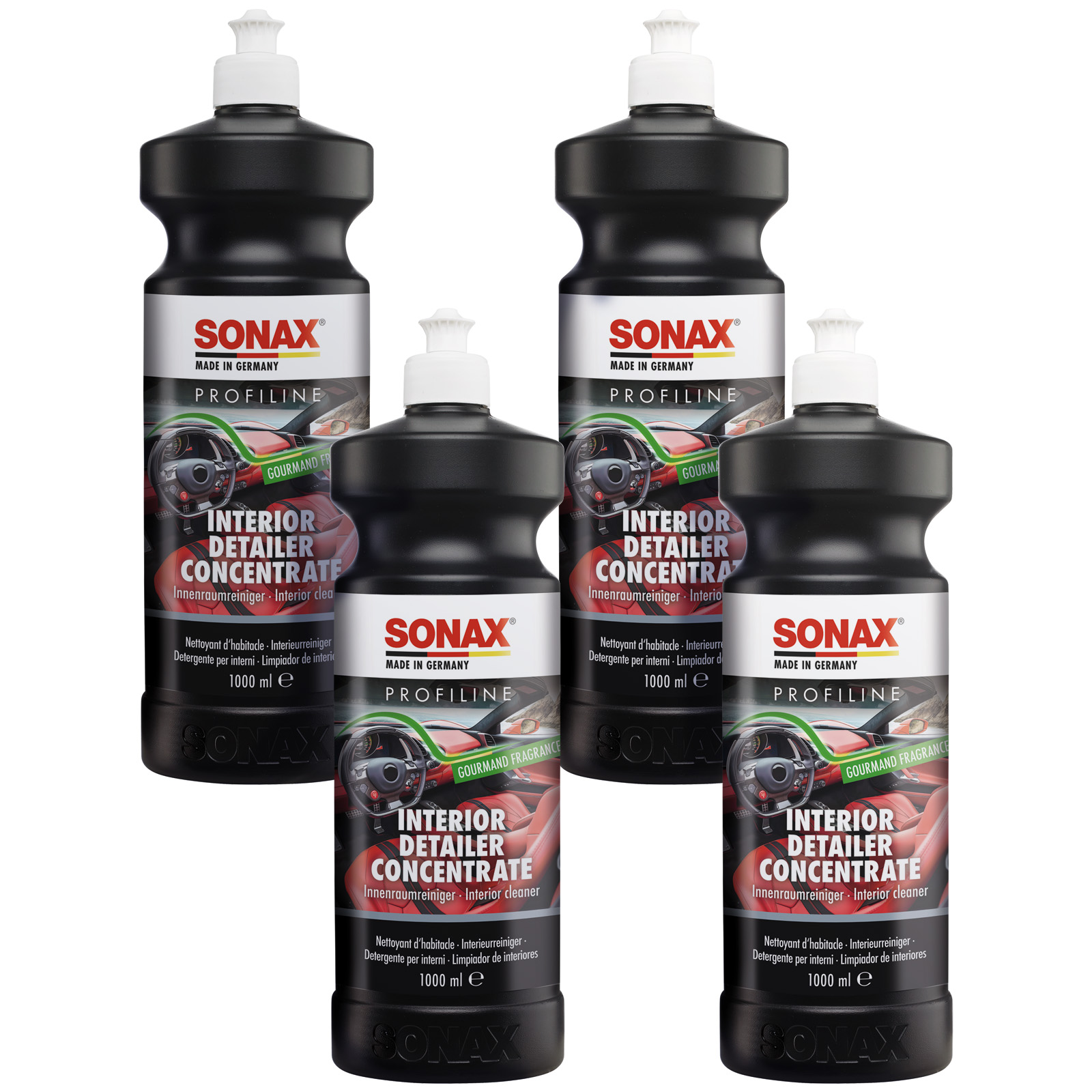 4x 1L SONAX Innenraumreiniger 01993000