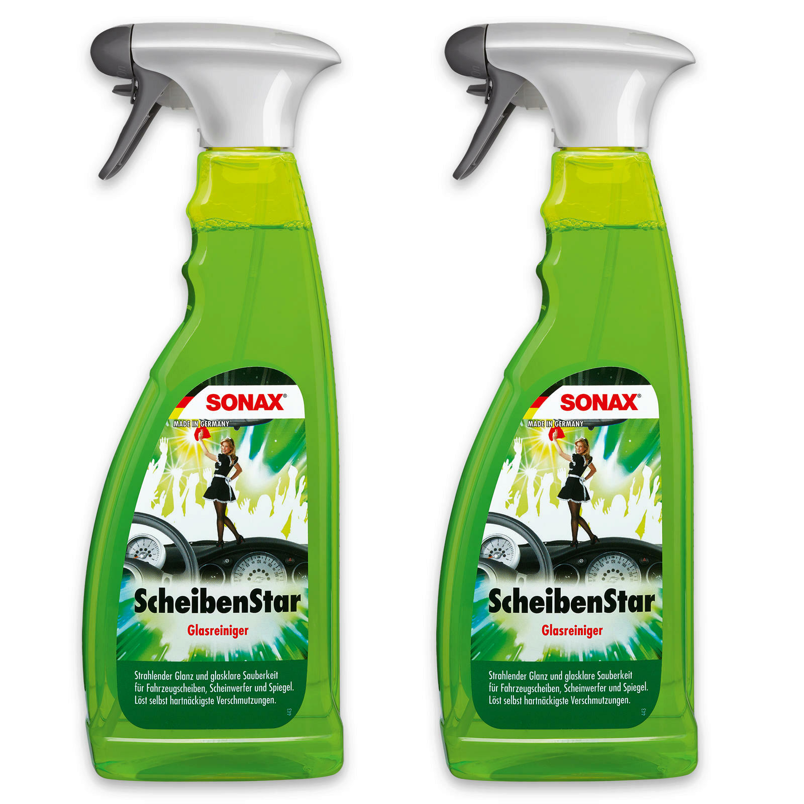 2x SONAX 02344000 ScheibenStar Scheibenreiniger Glasreiniger Scheiben Glas 750ml