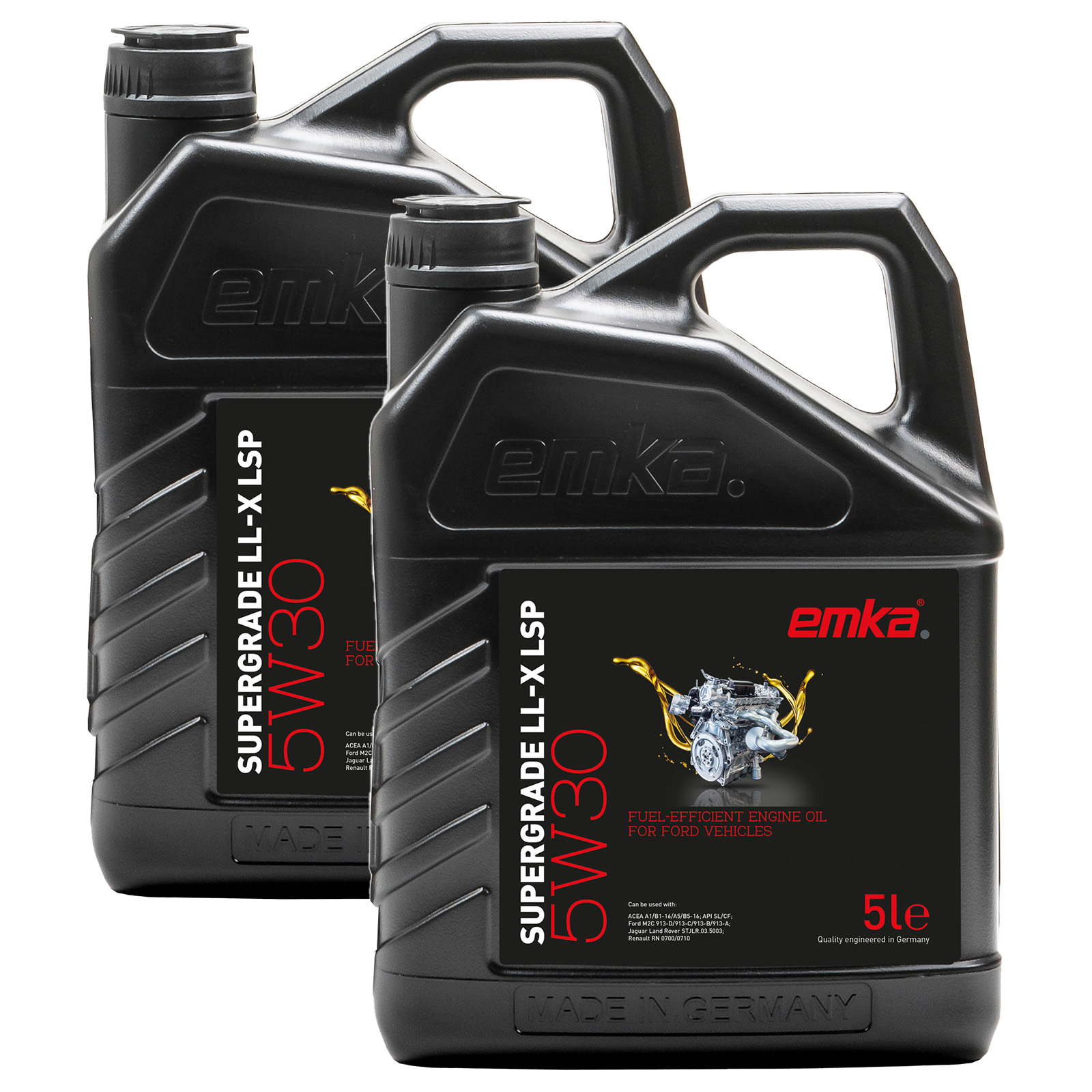 2x 5L Emka Supergrade LL-X LSP 5W-30 Kraftstoffsparendes Motoröl Ö ...