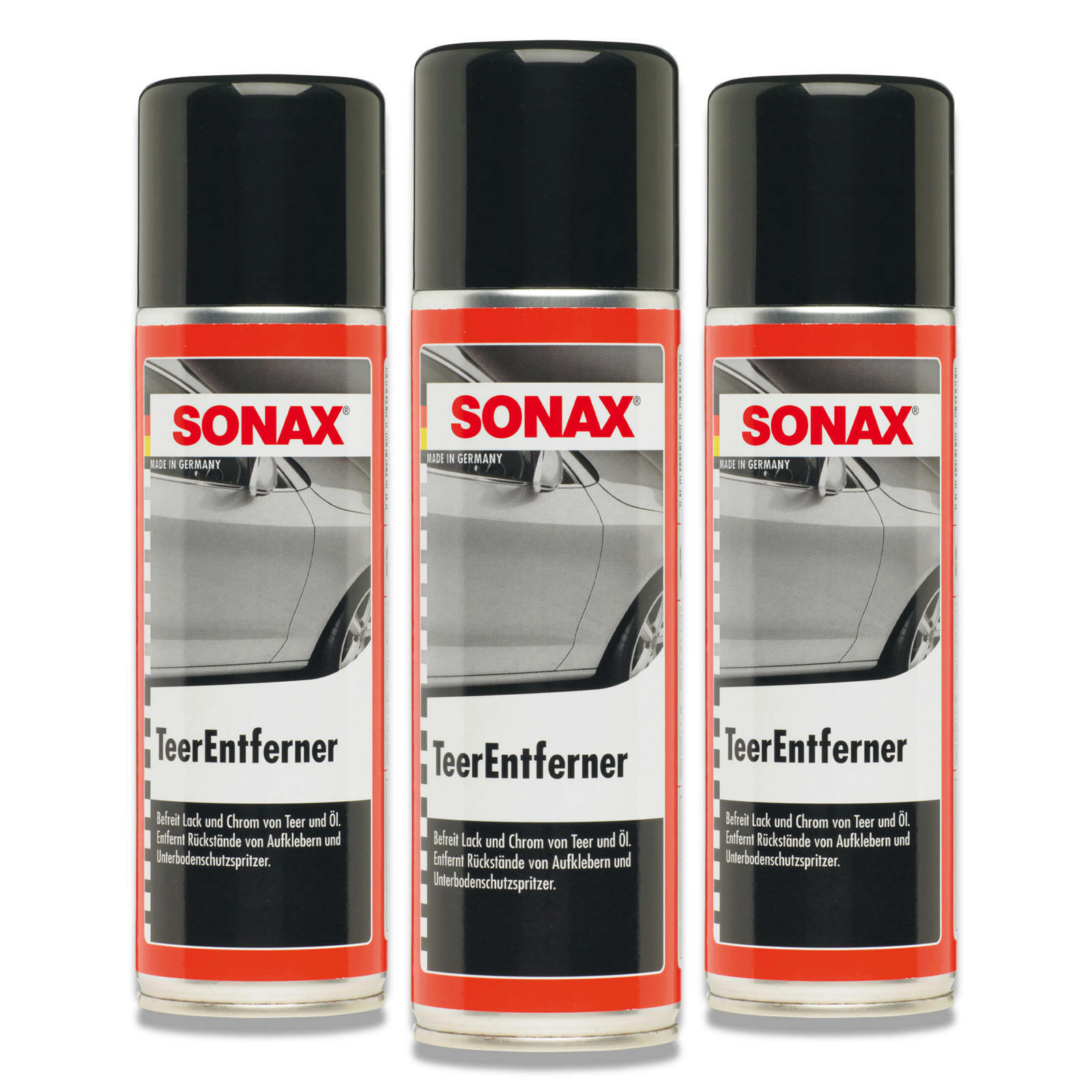 3x SONAX 03342000 TeerEntferner Teerfleck Teer Entferner Ö-Entferner 300 ml