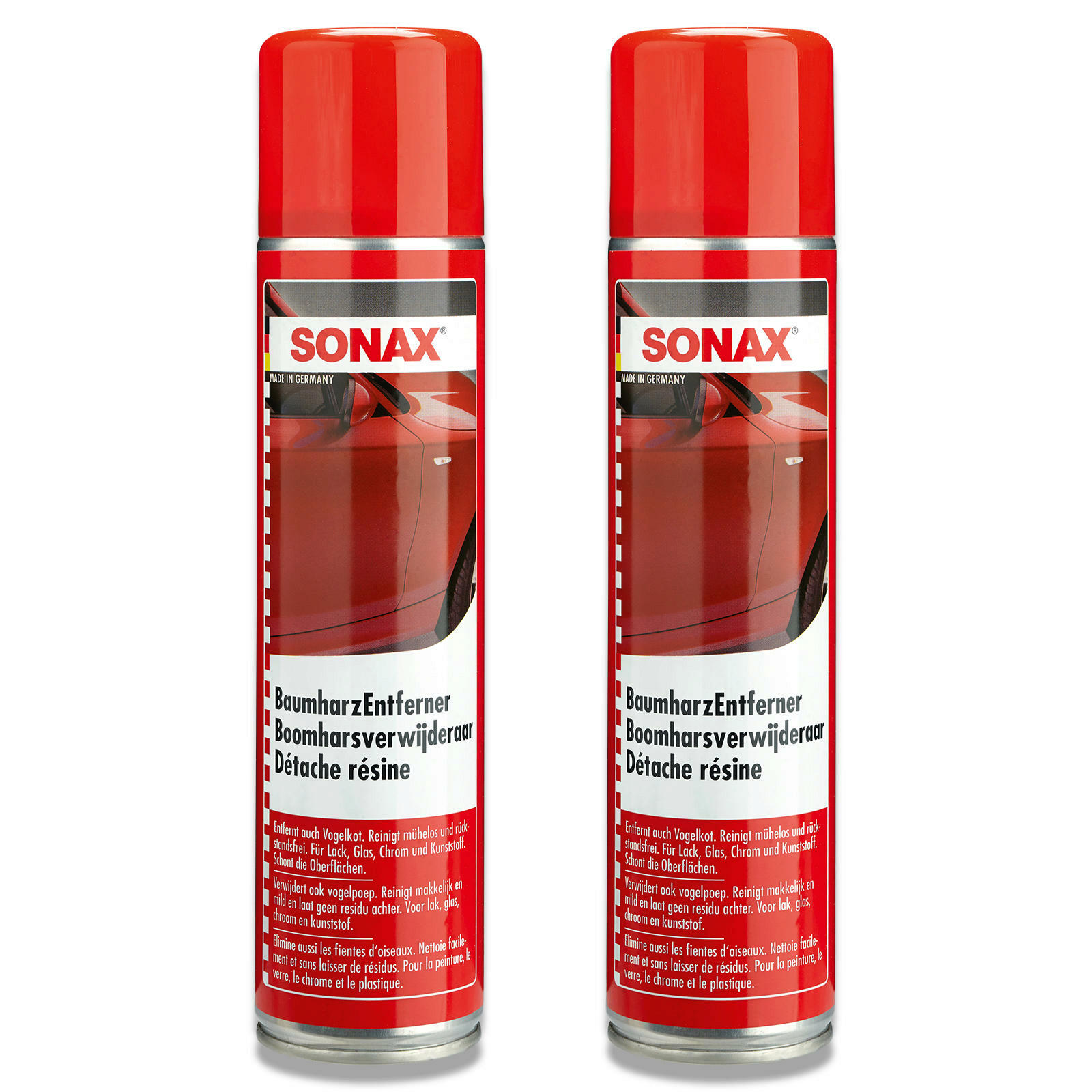 2x 400ml Sonax BaumharzEntferner Harzentferner Reiniger Harz 03903000