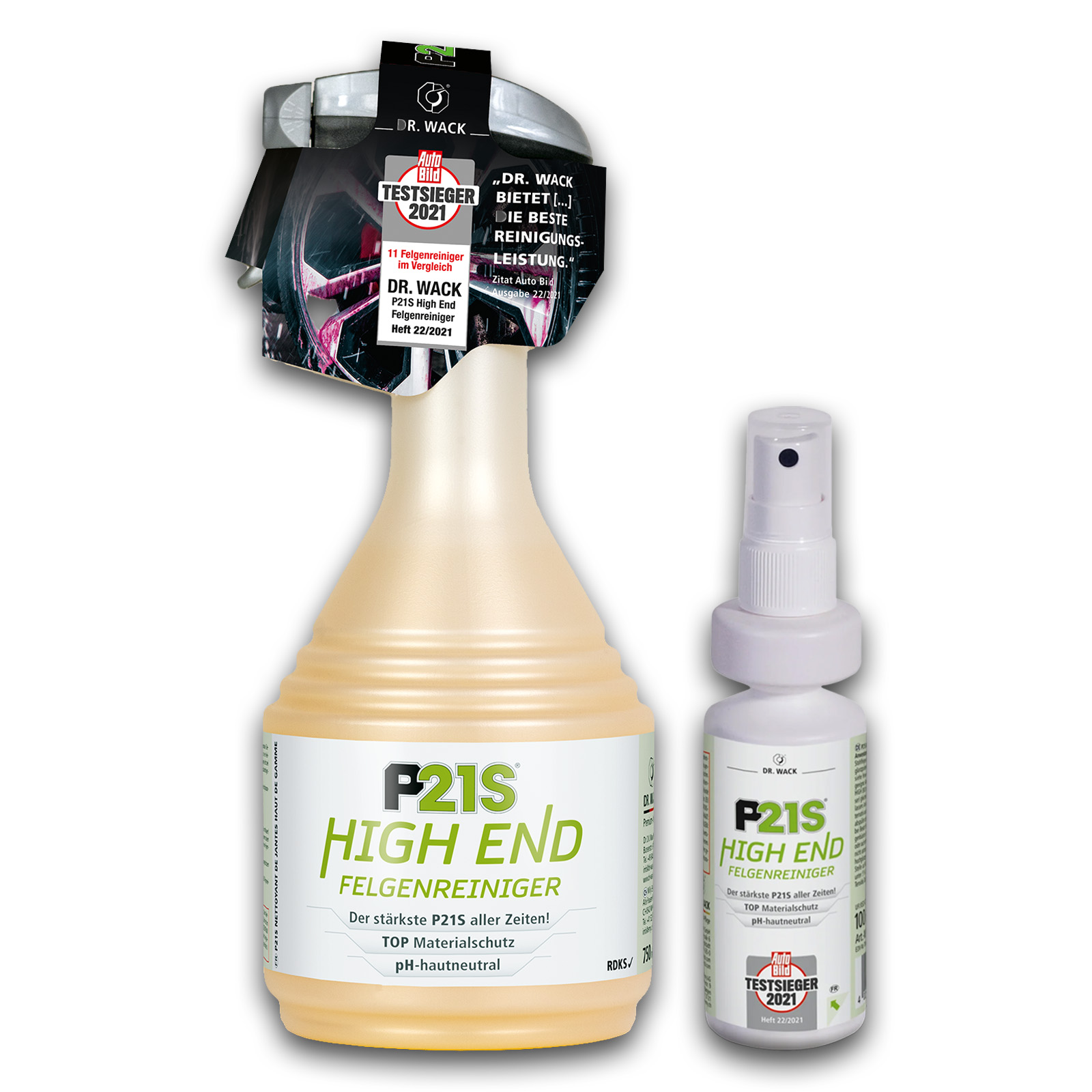 750ml Dr.Wack P21S High End Felgenreiniger Top Materialschutz + 100ml GRATIS