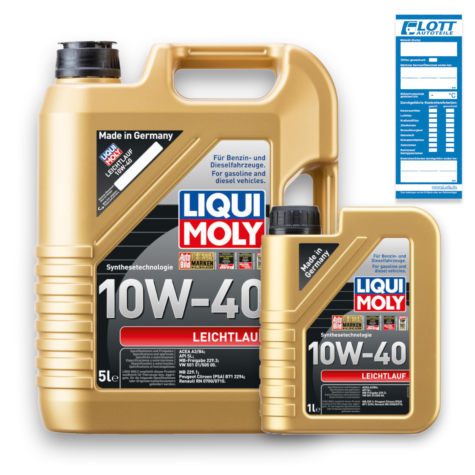 6L Liqui Moly Leichtlauföl 10W-40 HD