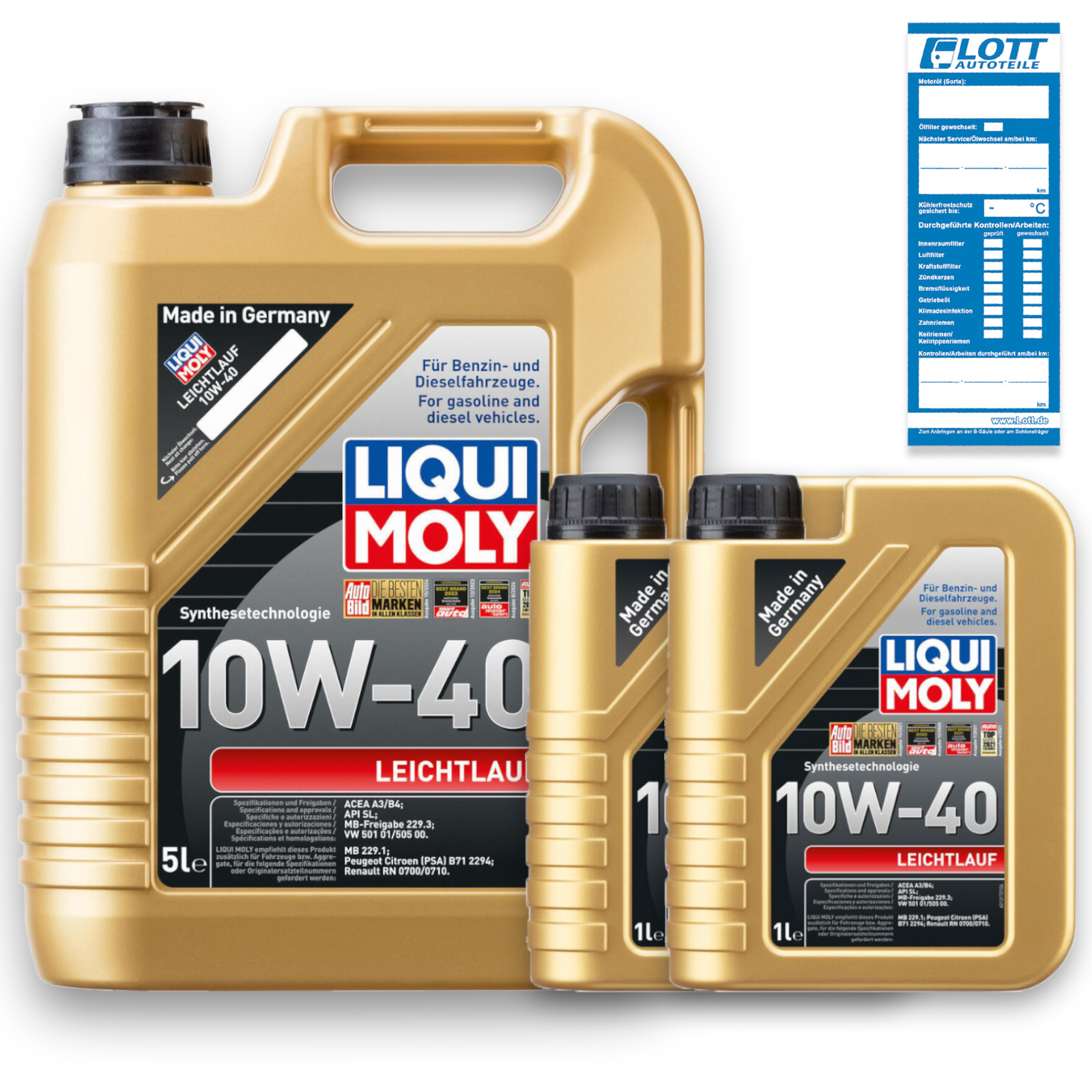 7L Liqui Moly Leichtlauföl 10W-40 HD