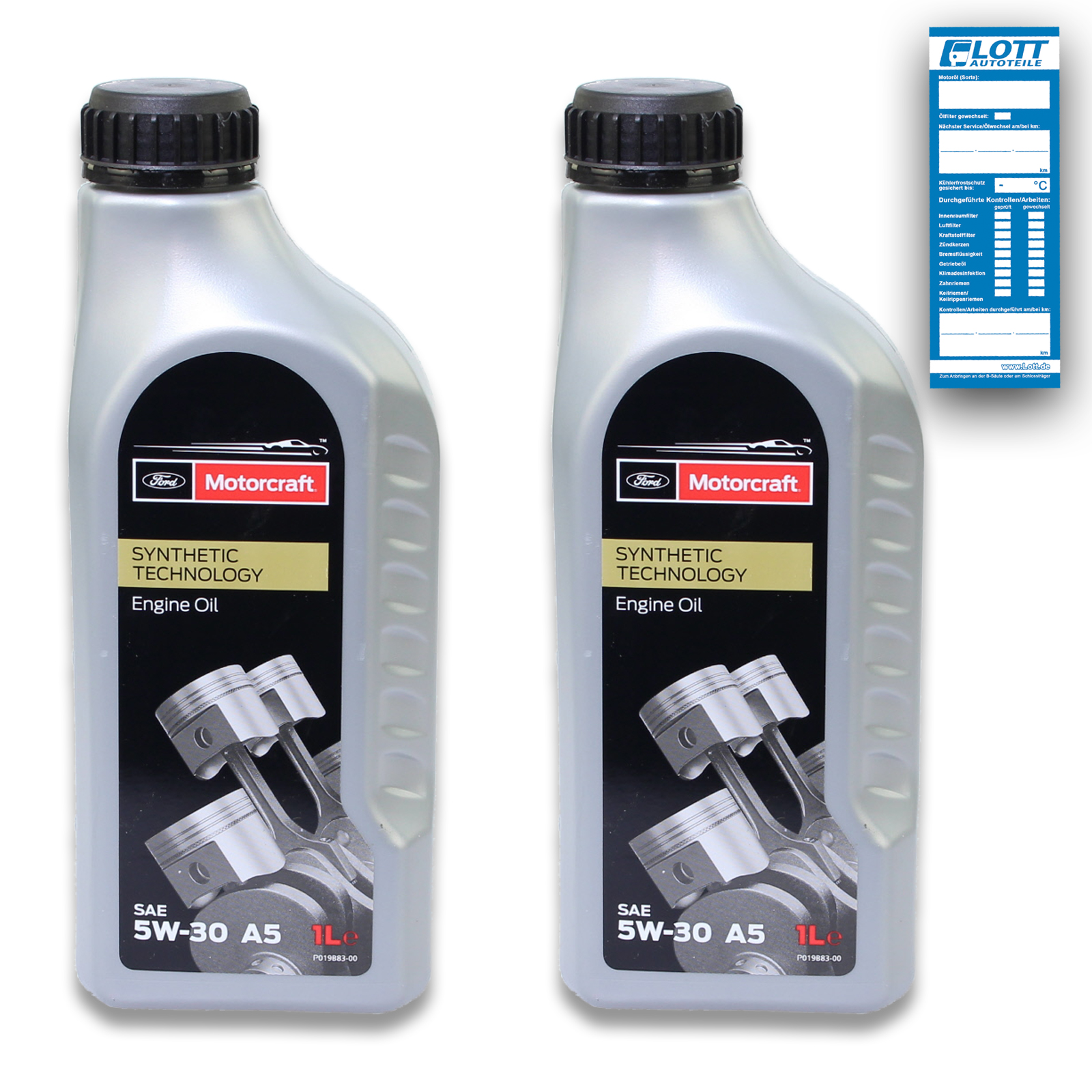 2 Liter Original Ford 5W-30 Motorcraft Motoröl Freigabe WSS-M2C913-C // ...