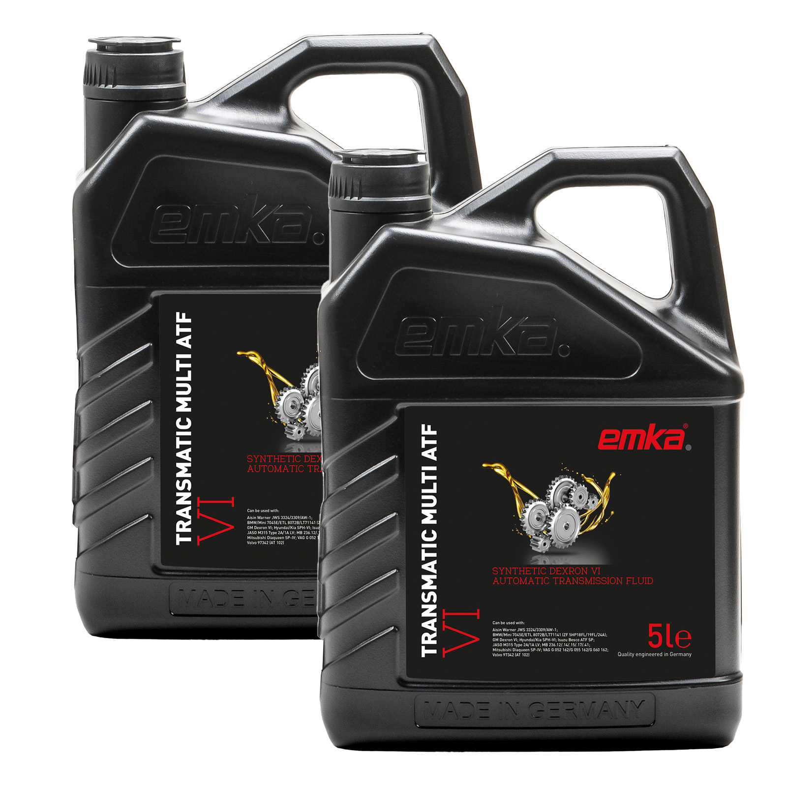 2x 5L Emka Transmatic Multi ATF VI Getriebeöl Automatikgetriebeöl &...