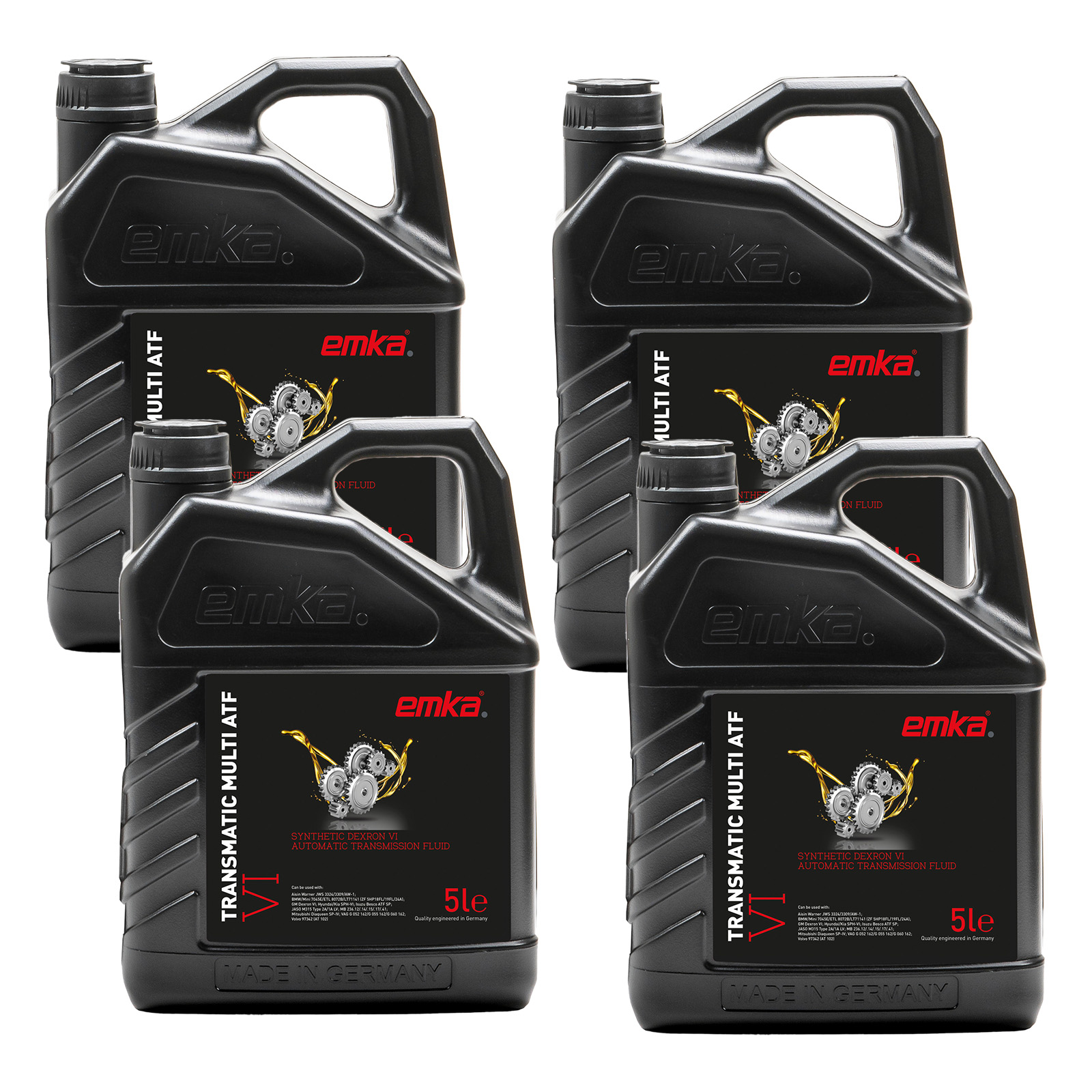 4x 5L Emka Transmatic Multi ATF VI Getriebeöl Automatikgetriebeöl Ö 1432050