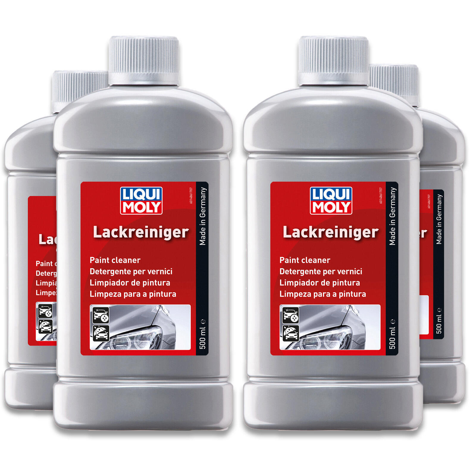 4x 500ml Liqui Moly 1486 Lackreiniger Buntlack Metalliclack Teerentfernung