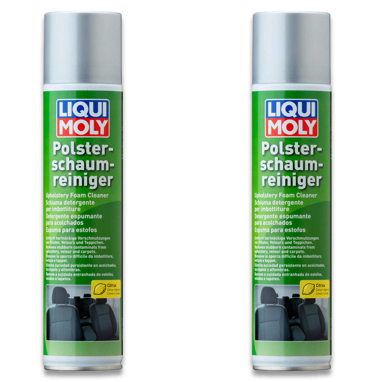 2x 300ml Liqui Moly 1539 Polsterschaumreiniger Aktivschaum Textilreiniger