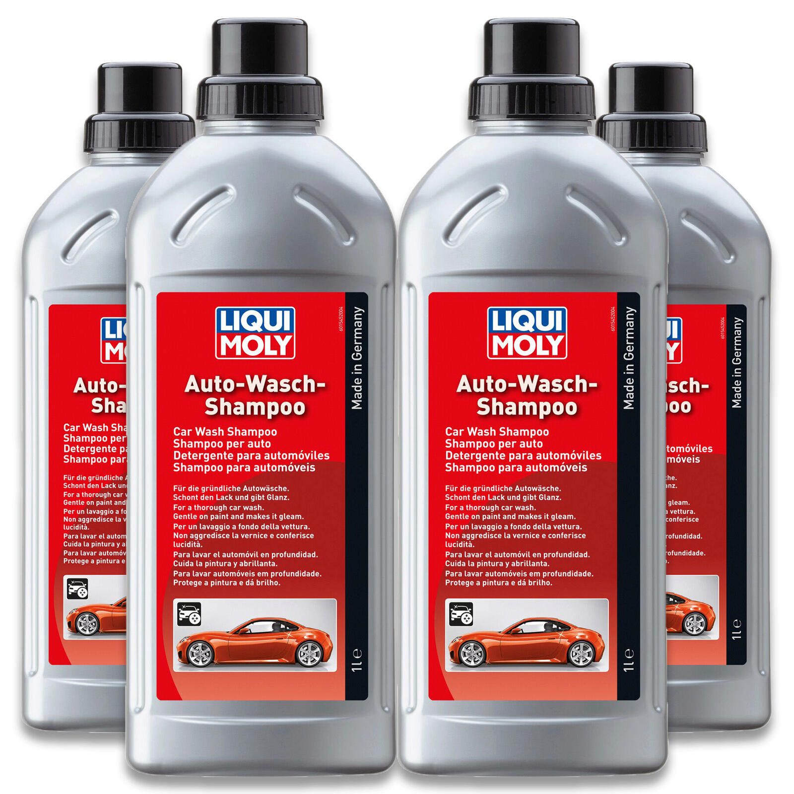 4x 1L Liqui Moly 1545 Auto-Wasch-Shampoo Lackpolitur Reinigung
