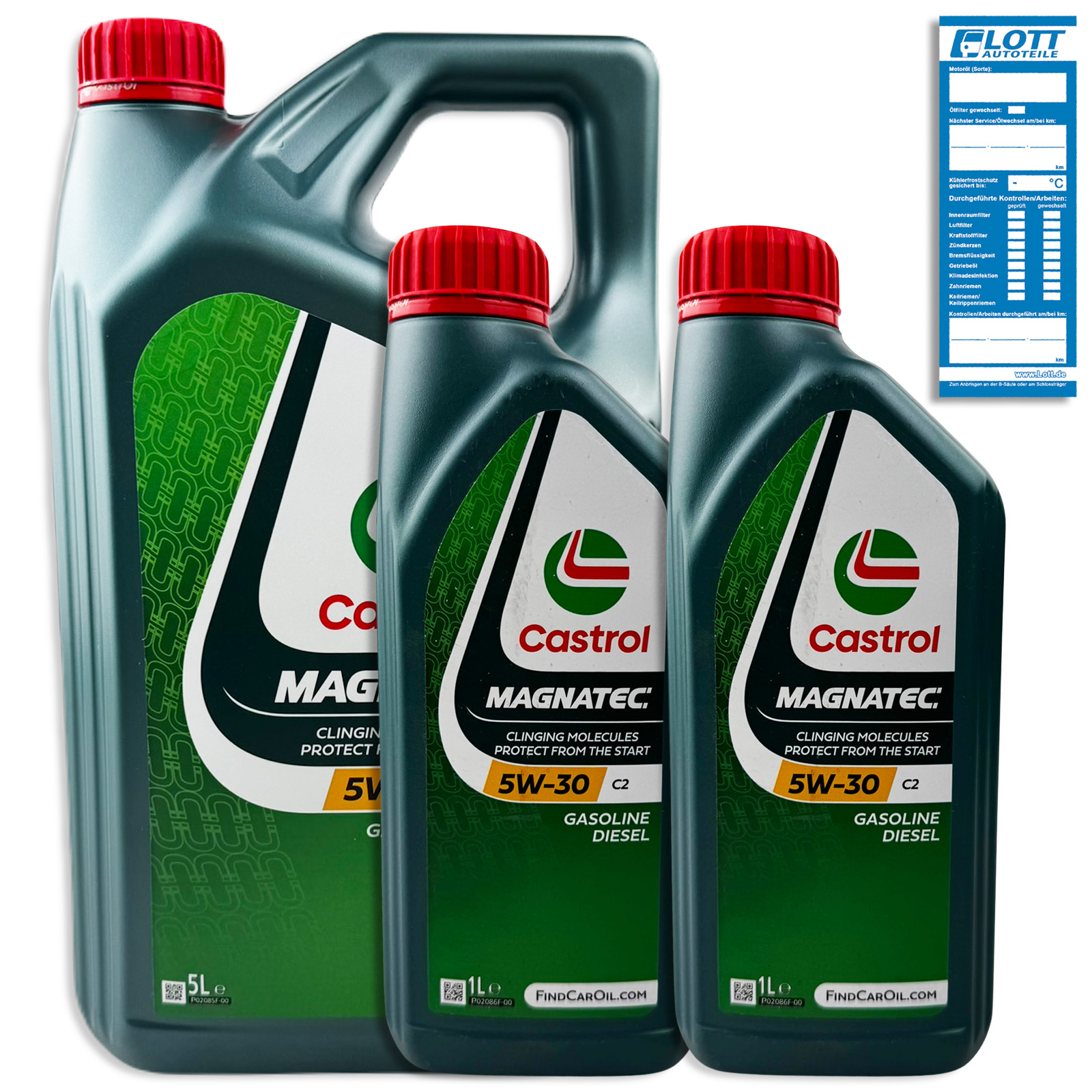 7L Castrol Motoröl Magnatec Stop-Start C2 5W-30 ACEA C2 PSA B71 2290 Motorenöl
