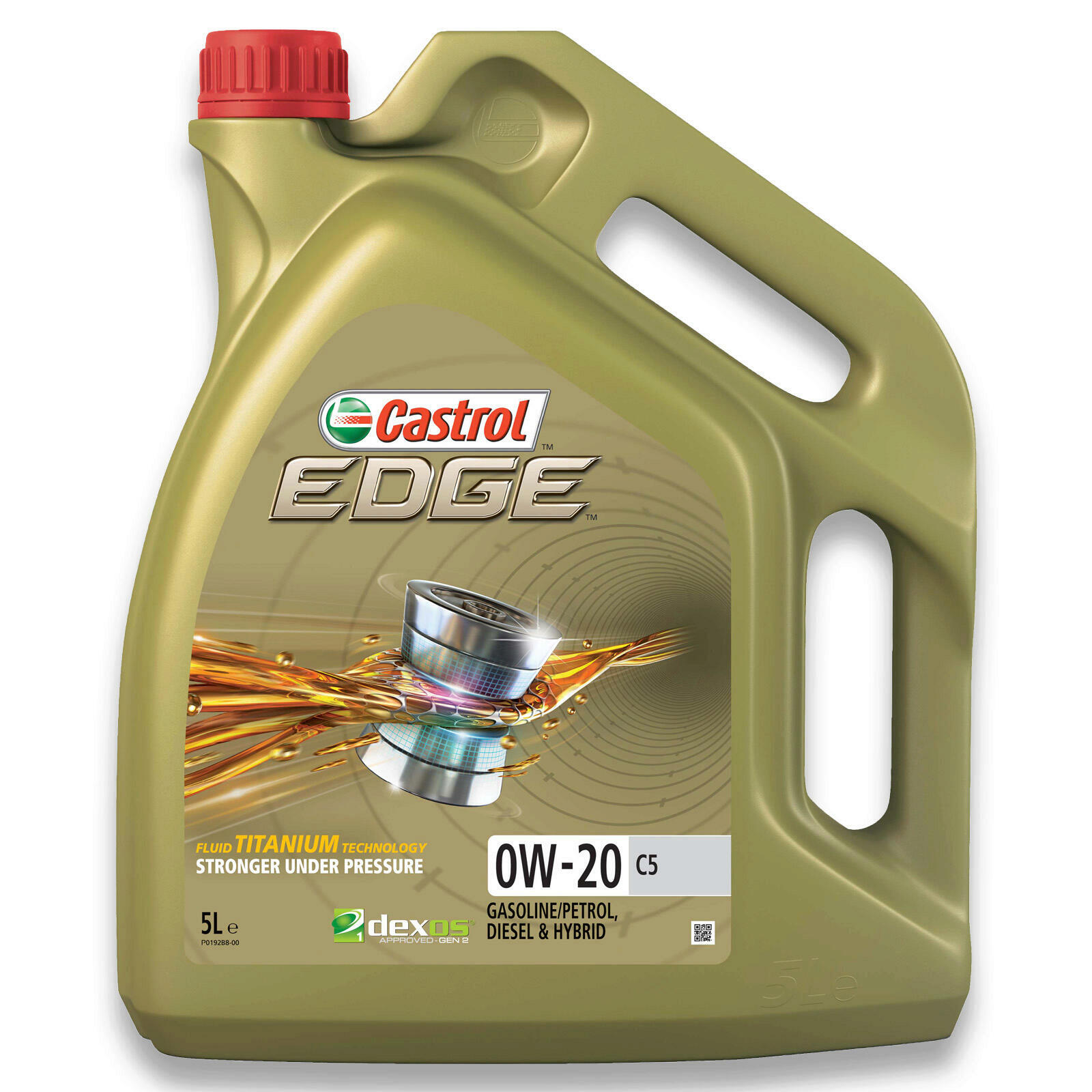 2x 5 Liter Castrol Motoröl Edge Titanium Fluid 0W-20 C5 Motoroel Oel 15CC96