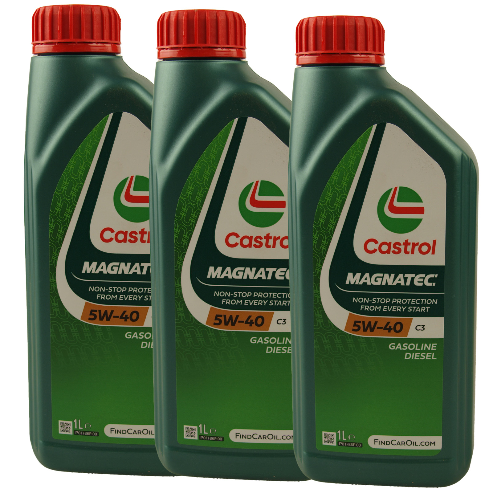 3x 1 Liter Castrol Motorenöl Magnatec 5W-40 C3 Motoröl Motorenö...