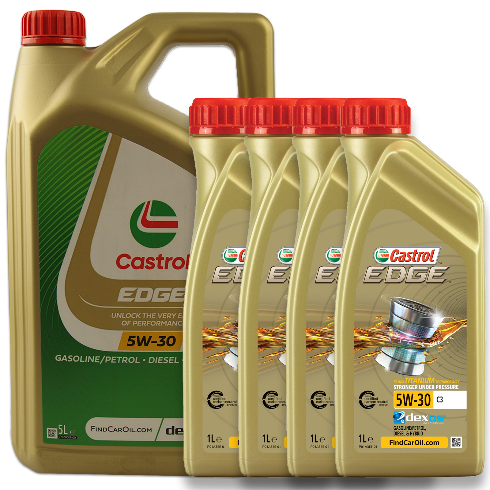 9 Liter Castrol EDGE 5W-30 Motoröl Motorenöl Longlife 4 / MB / AUDI / VW / Opel