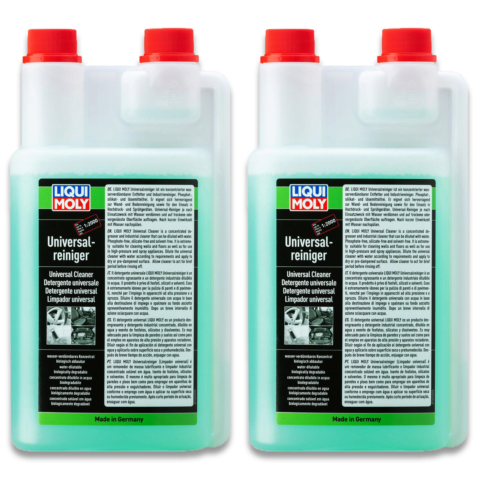 2x 1L Liqui Moly Universalreiniger 1653 Universal-Reiniger