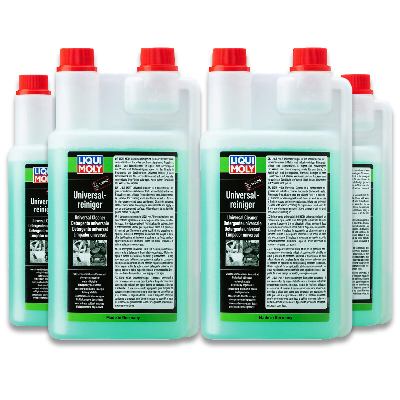 4x 1L Liqui Moly Universalreiniger 1653 Universal-Reiniger
