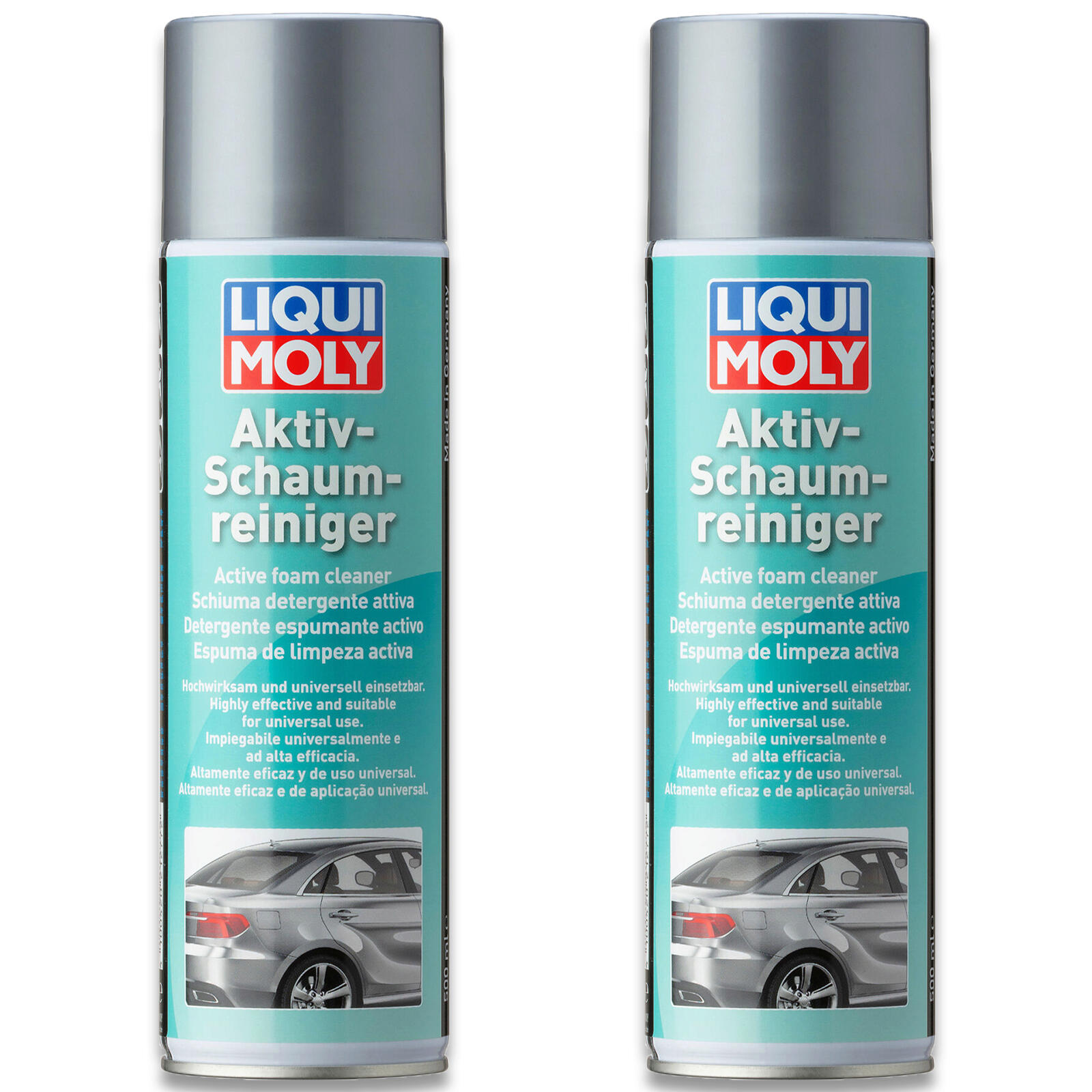 2x 500ml Liqui Moly Aktiv-Schaumreiniger 21277 Autopflege Au&szlig;enreinigung