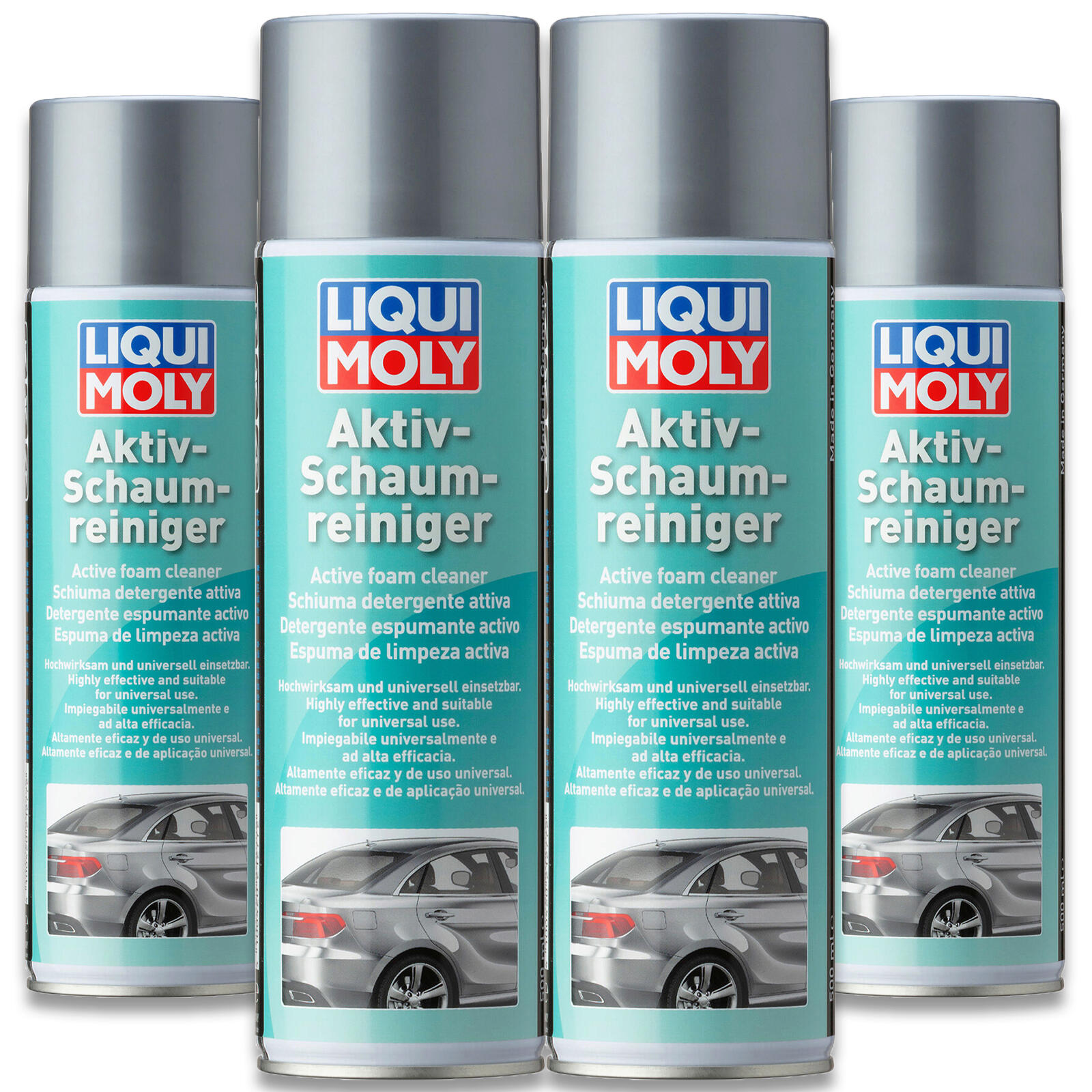 4x 500ml Liqui Moly Aktiv-Schaumreiniger 21277 Autopflege Außenreinigung