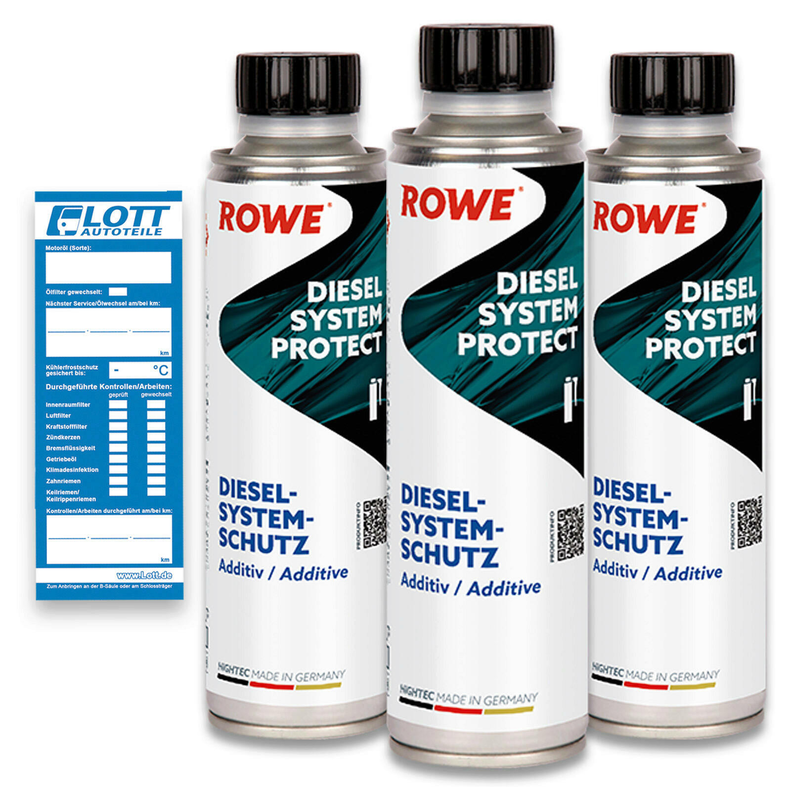 750ml ROWE HIGHTEC DIESEL SYSTEM PROTECT DIESELSYSTEMSCHUTZ KRAFTSTOFFADDITIV