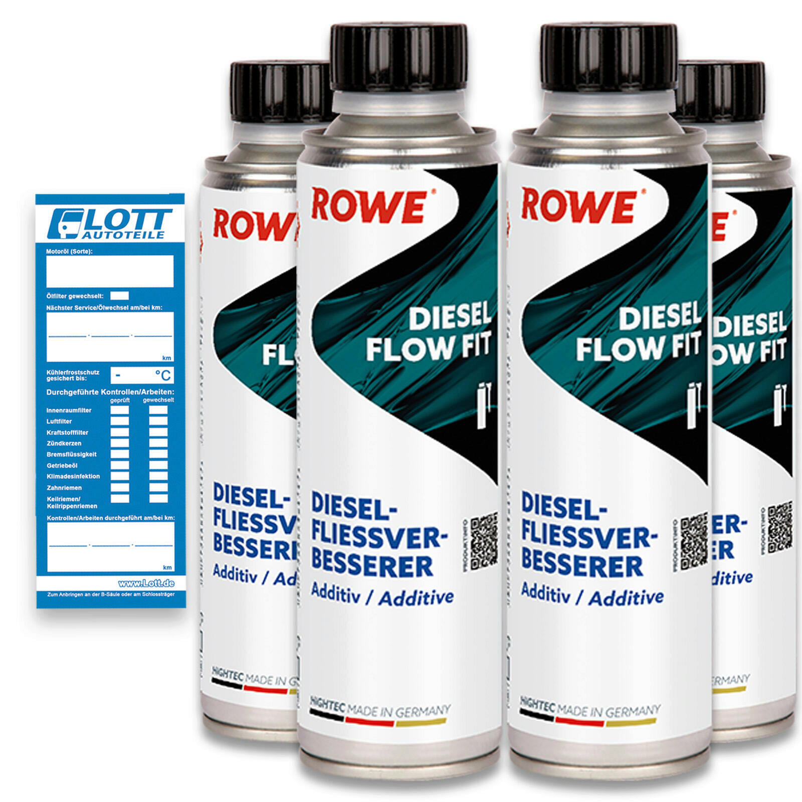 1L ROWE HIGHTEC DIESEL FLOW FIT DIESELFLIESSVERBESSERER MADE IN GERMANY