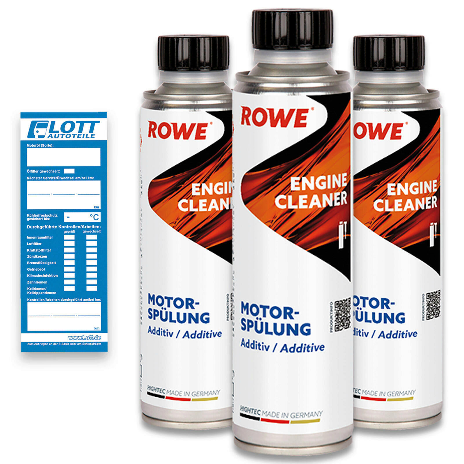 750ml ROWE HIGHTEC ENGINE CLEANER MOTORSPÜLUNG ÖSYSTEMREINIGER MADE IN GERMANY
