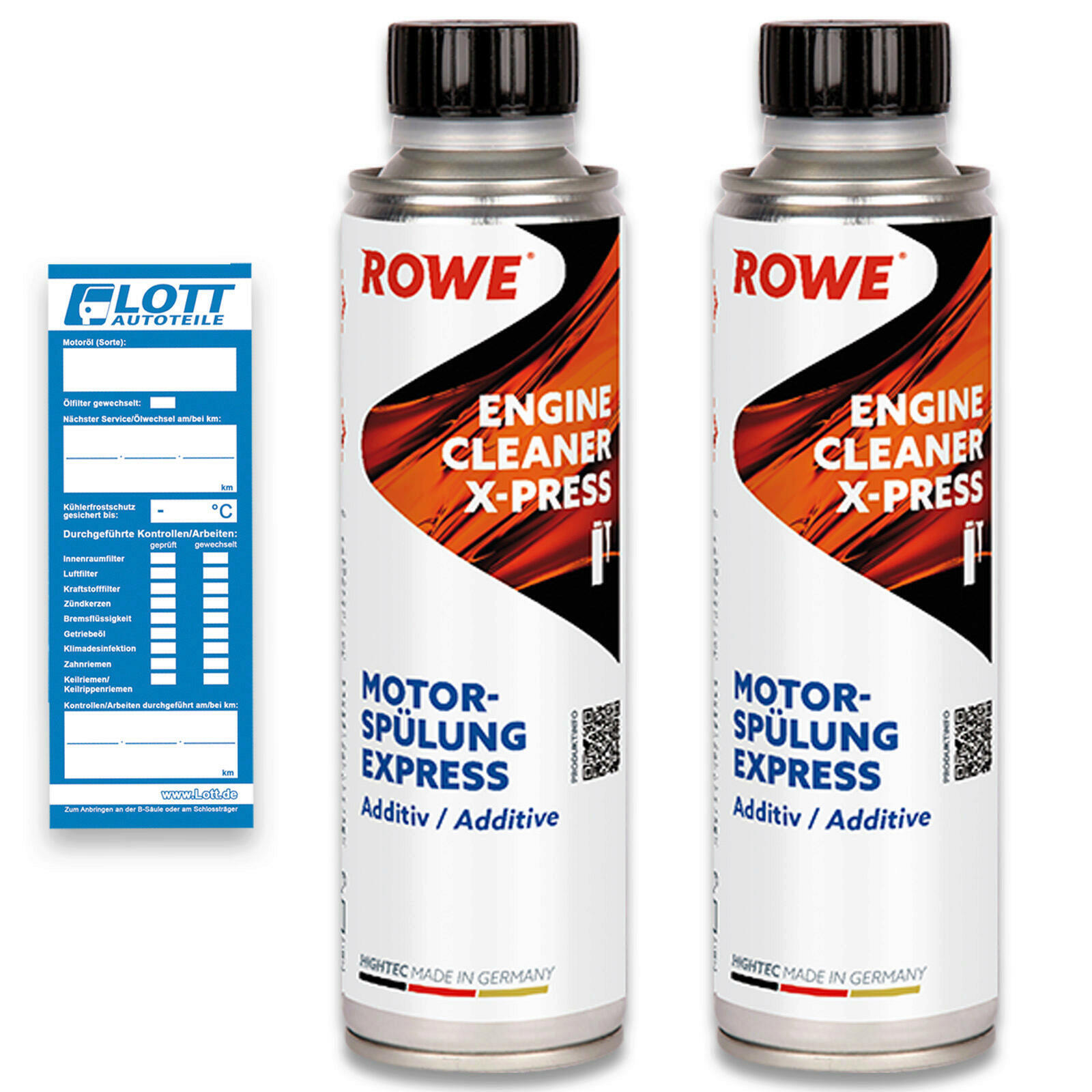500ml ROWE HIGHTEC ENGINE CLEANER X-PRESS MOTORSPÜLUNG EXPRESS ÖSYSTEMREINIGER