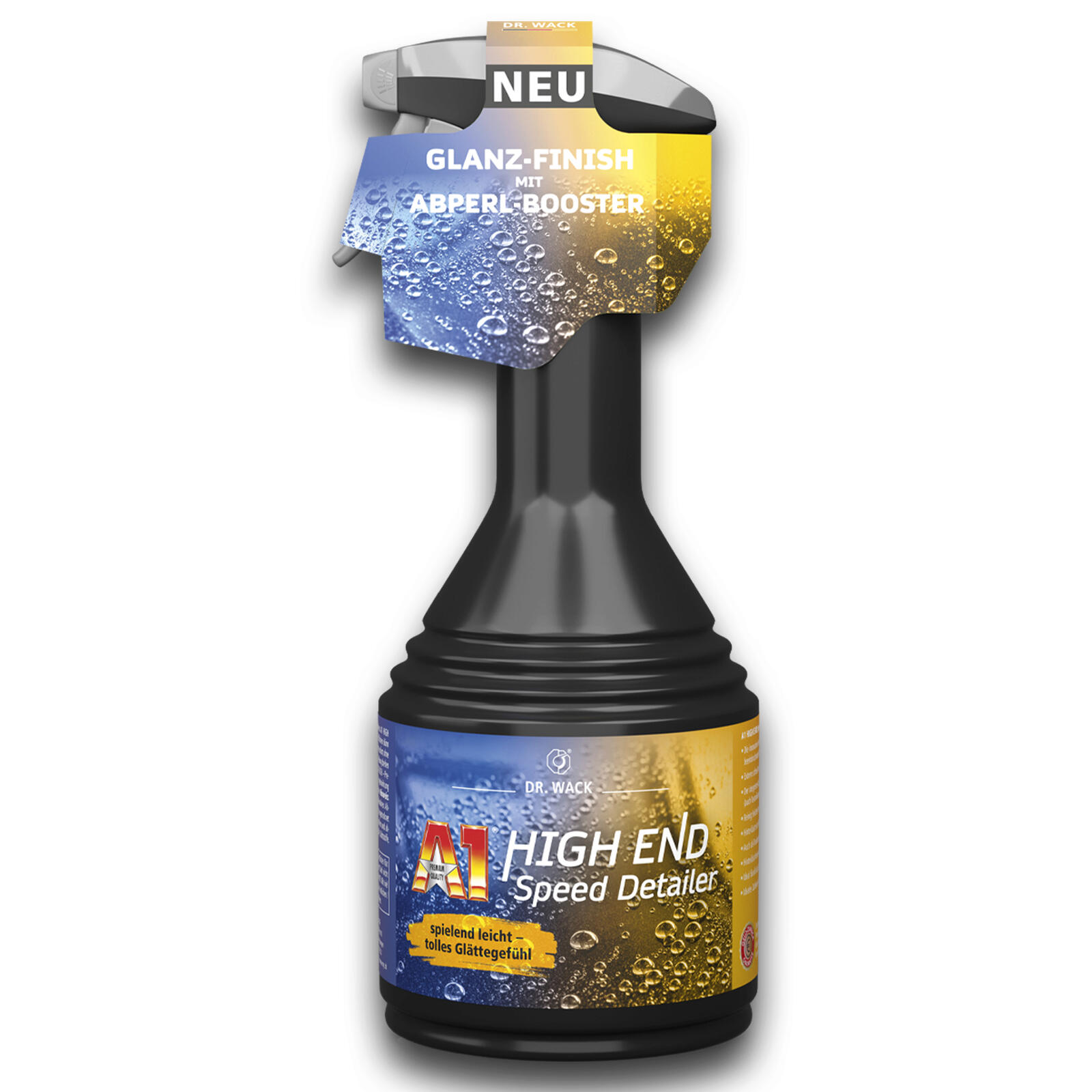 4x Dr.Wack A1 HIGH END Speed Detailer 500ml + 1x A1 Das Tuch Premium Mikrofaser