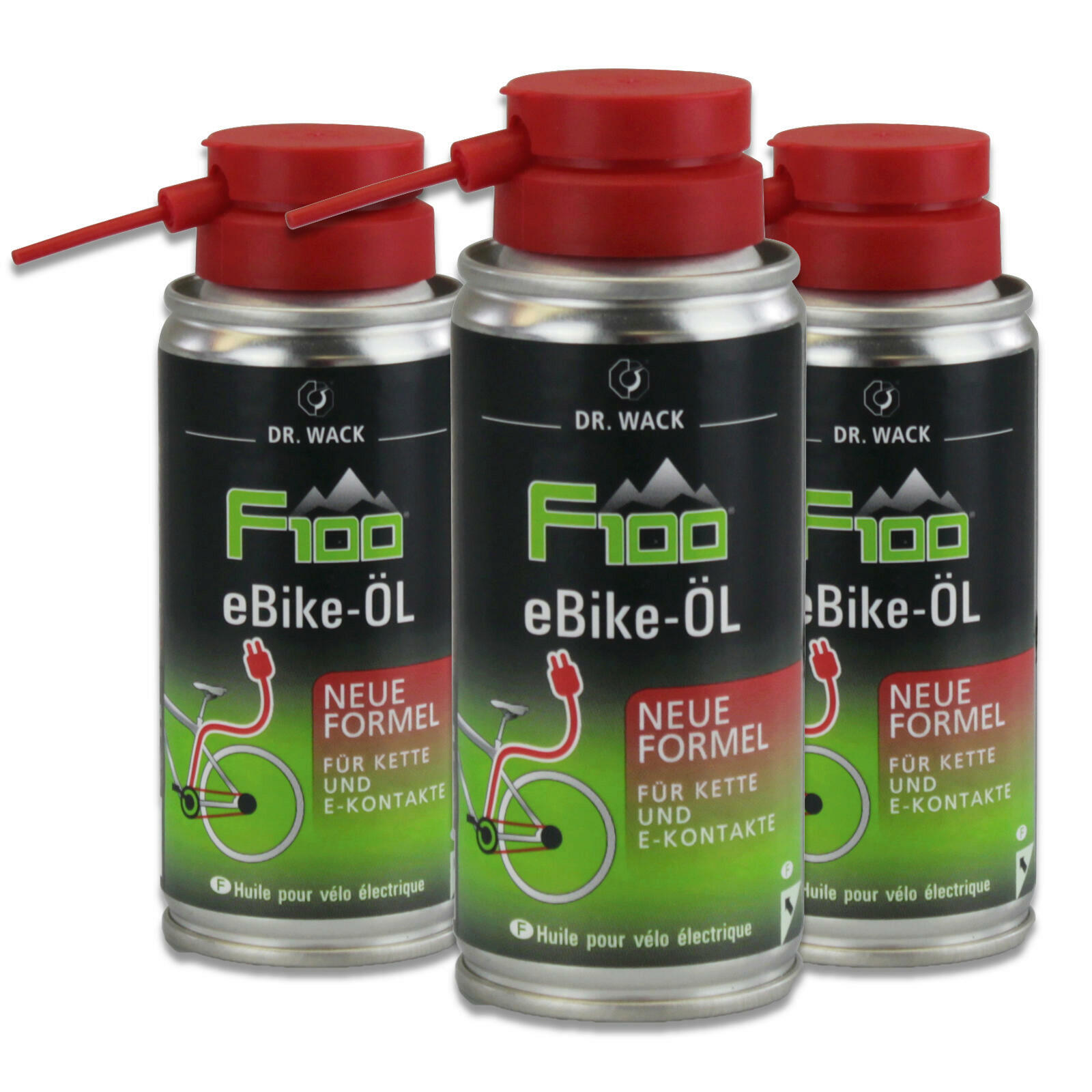 3x Dr.Wack F100 E-Bike Ö Schmiermittel Rostschutz Wasserabweisend 100ml