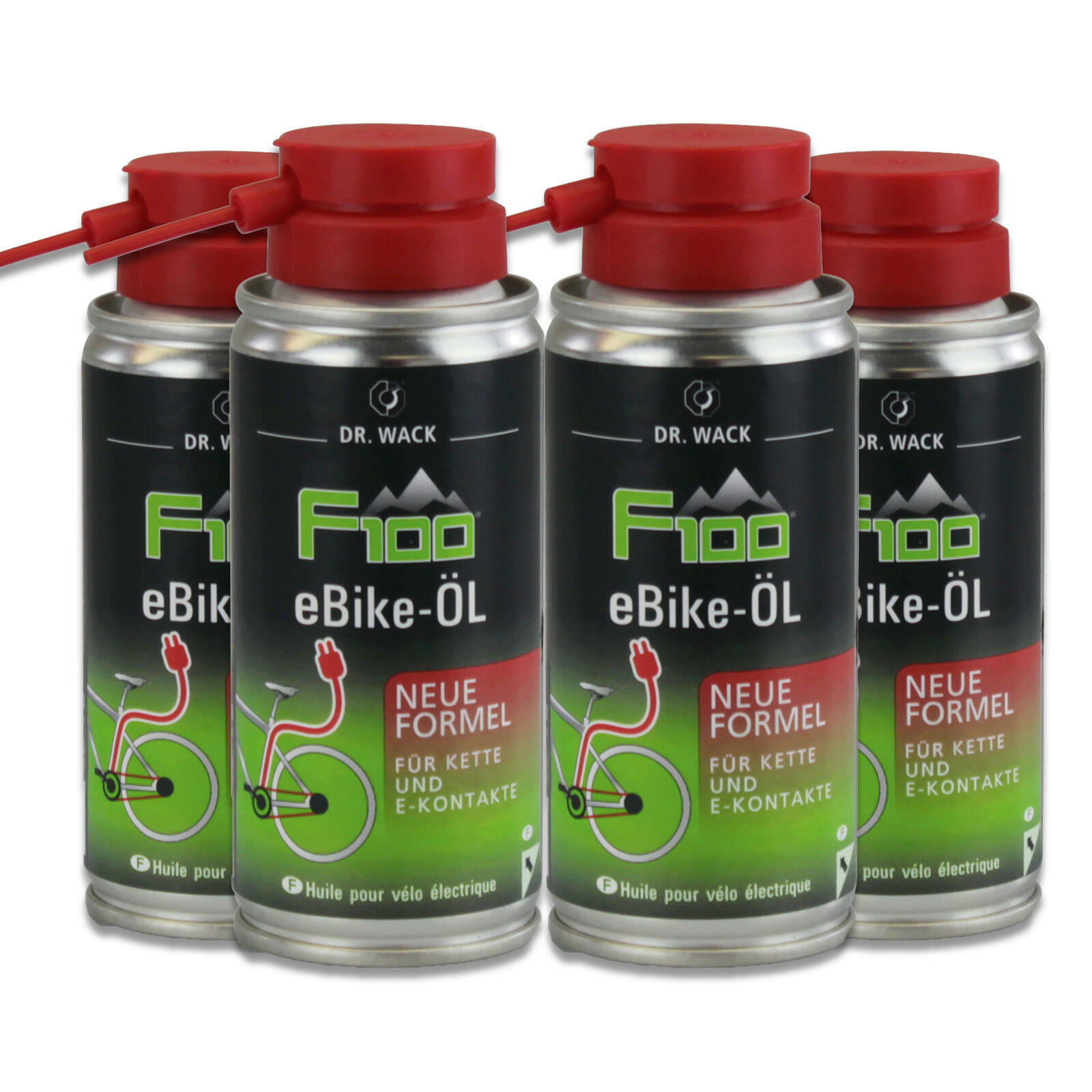 4x Dr.Wack F100 E-Bike Ö Schmiermittel Rostschutz Wasserabweisend 100ml