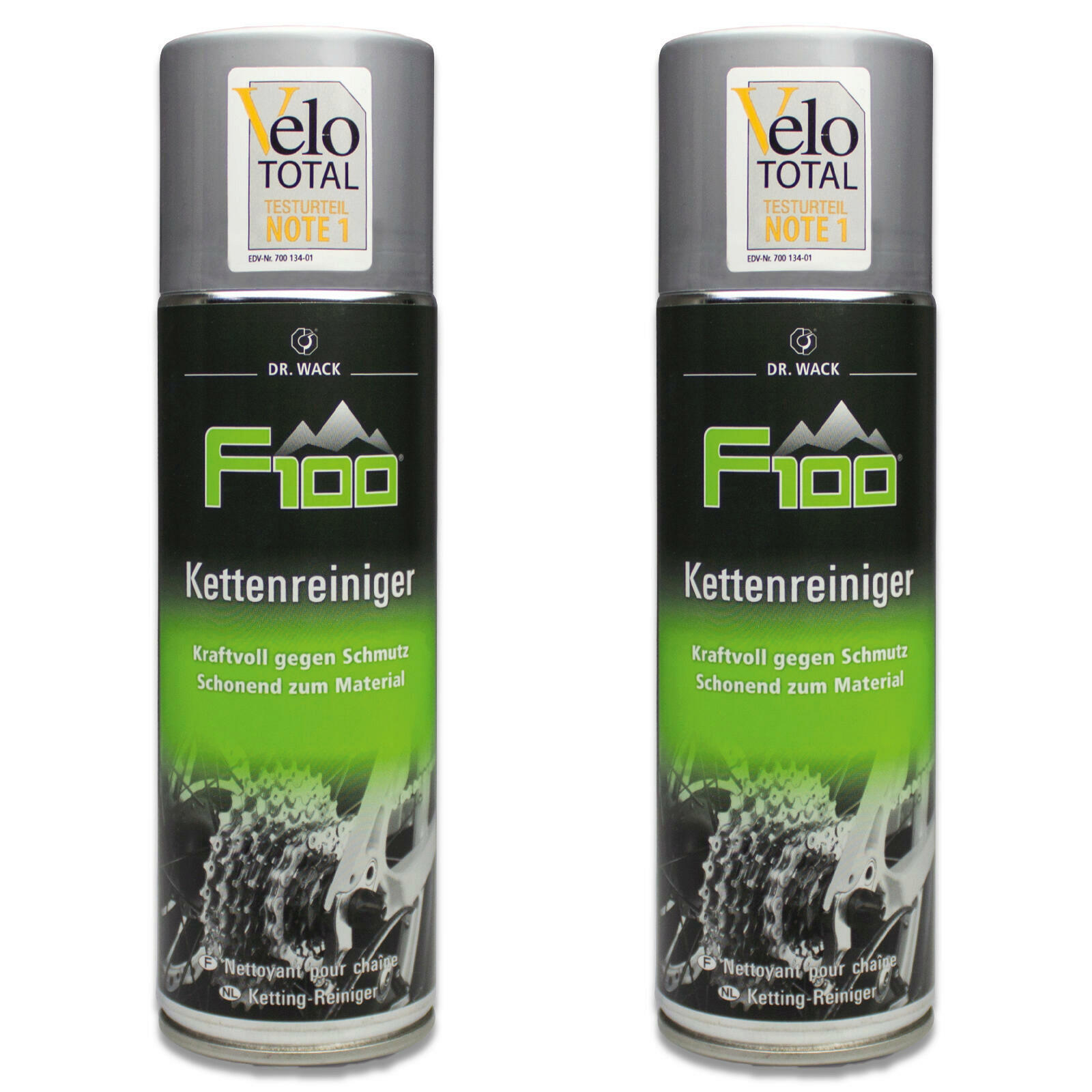 2x Dr.Wack Fahrrad Kettenreiniger Aerosoldose Reiniger Pflege Rostschutz 300ml