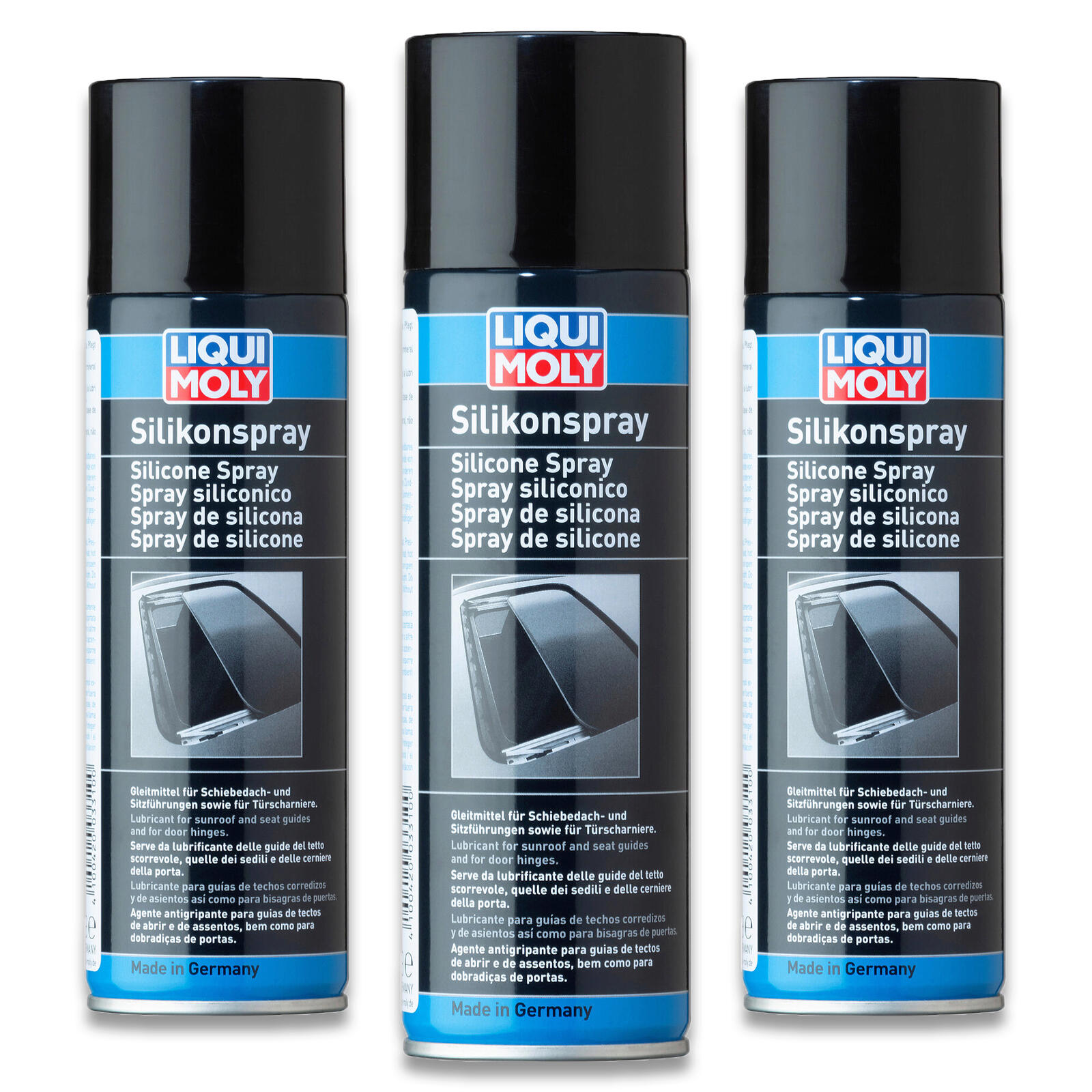 3x 300ml Liqui Moly Silikonspray Mineralölfrei