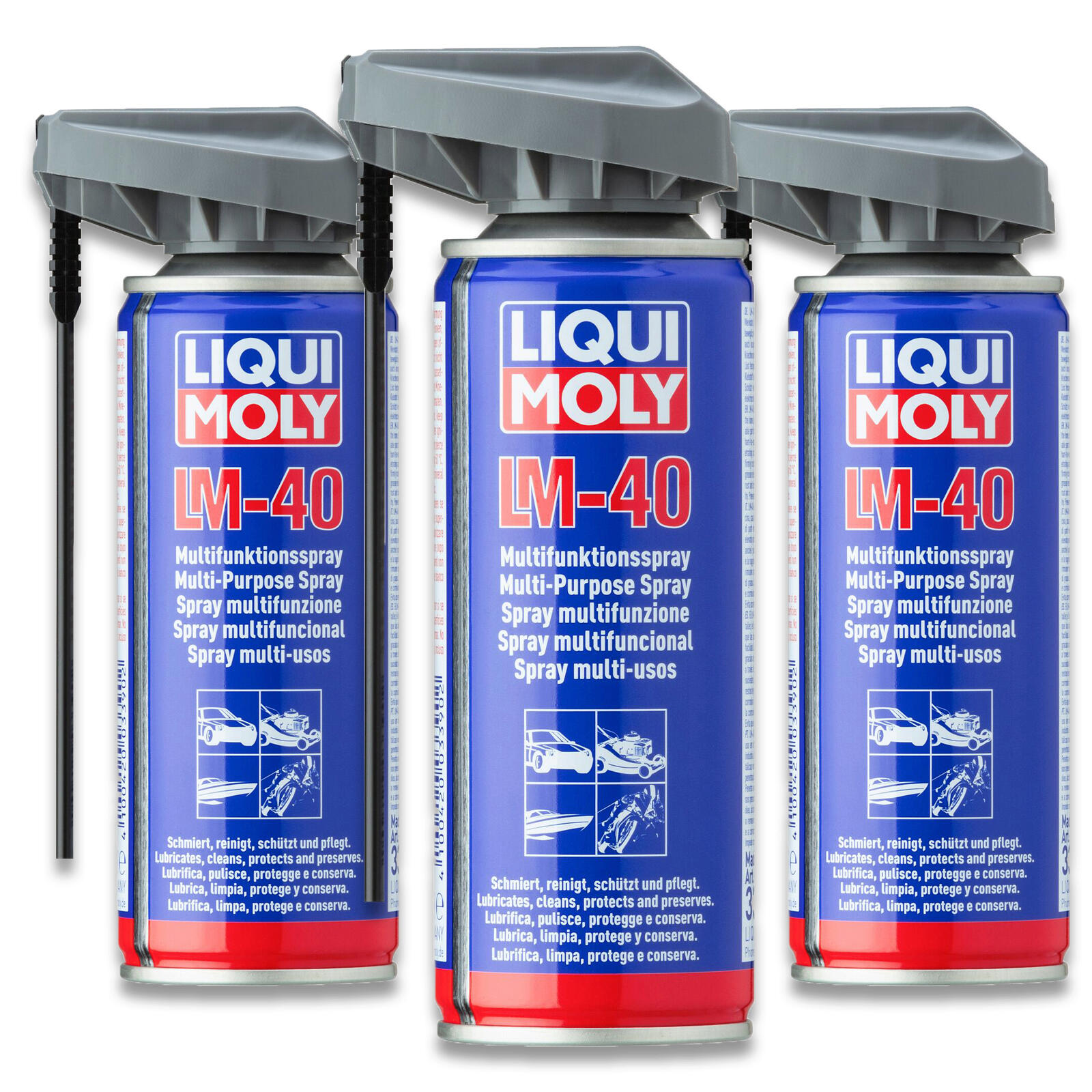 3x 200ml Liqui Moly LM 40 Multifunktionsspray 3390 Schmiermittel Pflegemittel