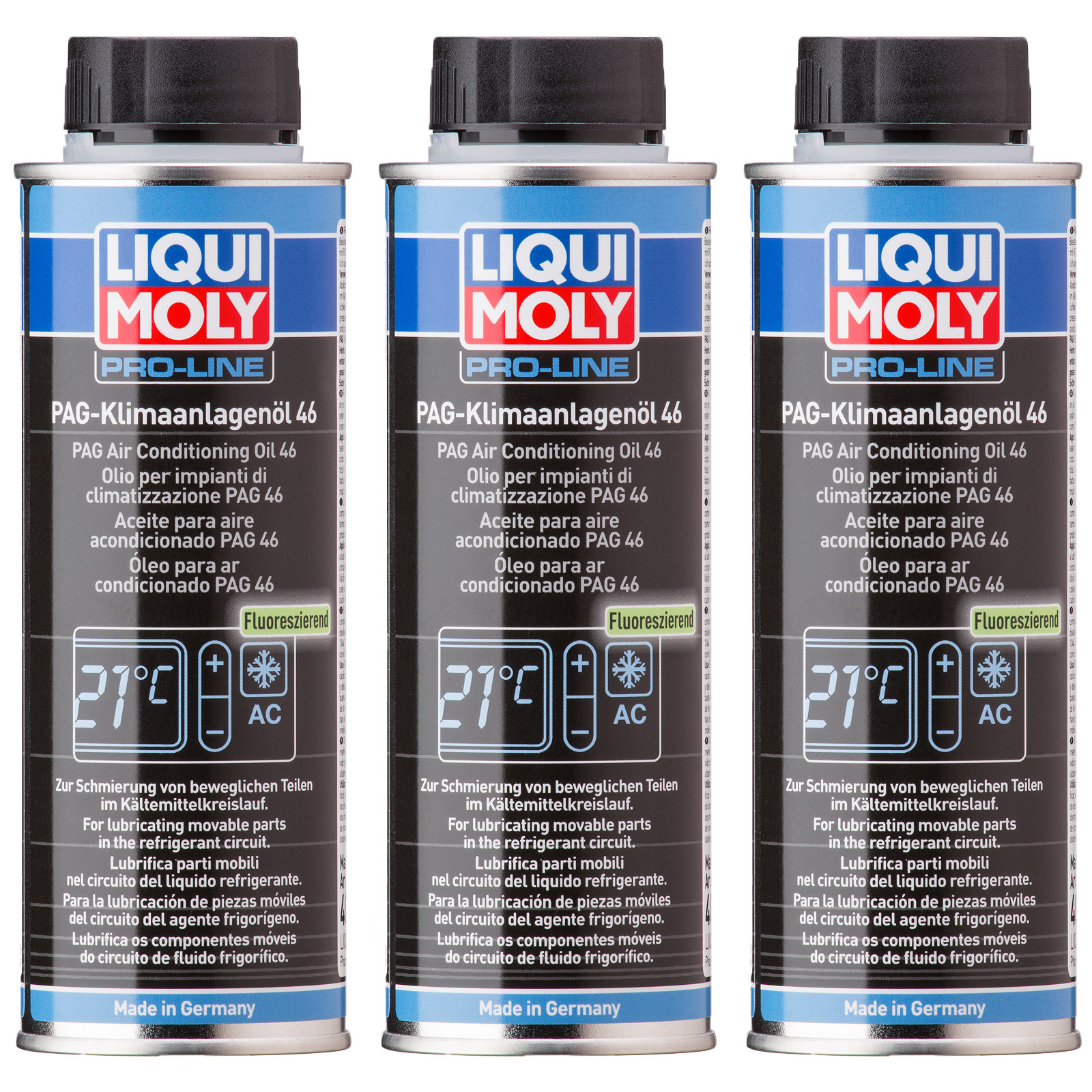 3x 250ml LIQUI MOLY Kompressor-Ö PAG Klimaanlagenöl Klimaanlage Oel 46 4083