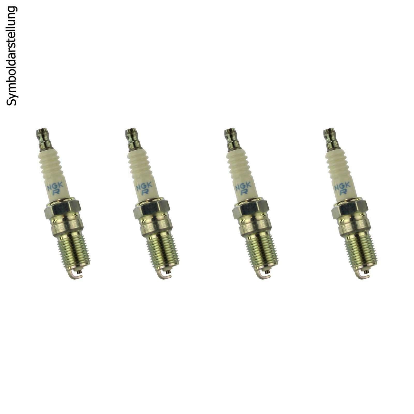 4x Original NGK Zündkerze passend passend für RENAULT TWINGO II CN0 1.2 D4F 772 5942
