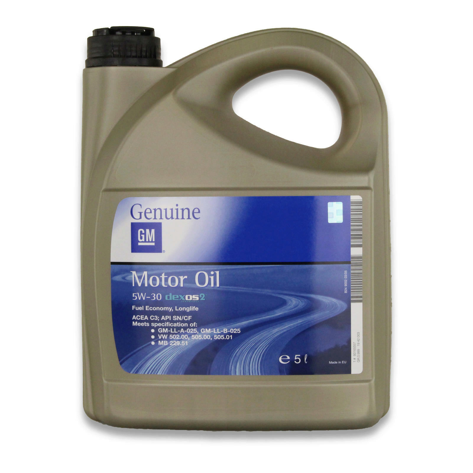 2x 5L Original GM Opel Ö Motoröl 5W-30 Dexos 2 Longlife 5W30 Motore...
